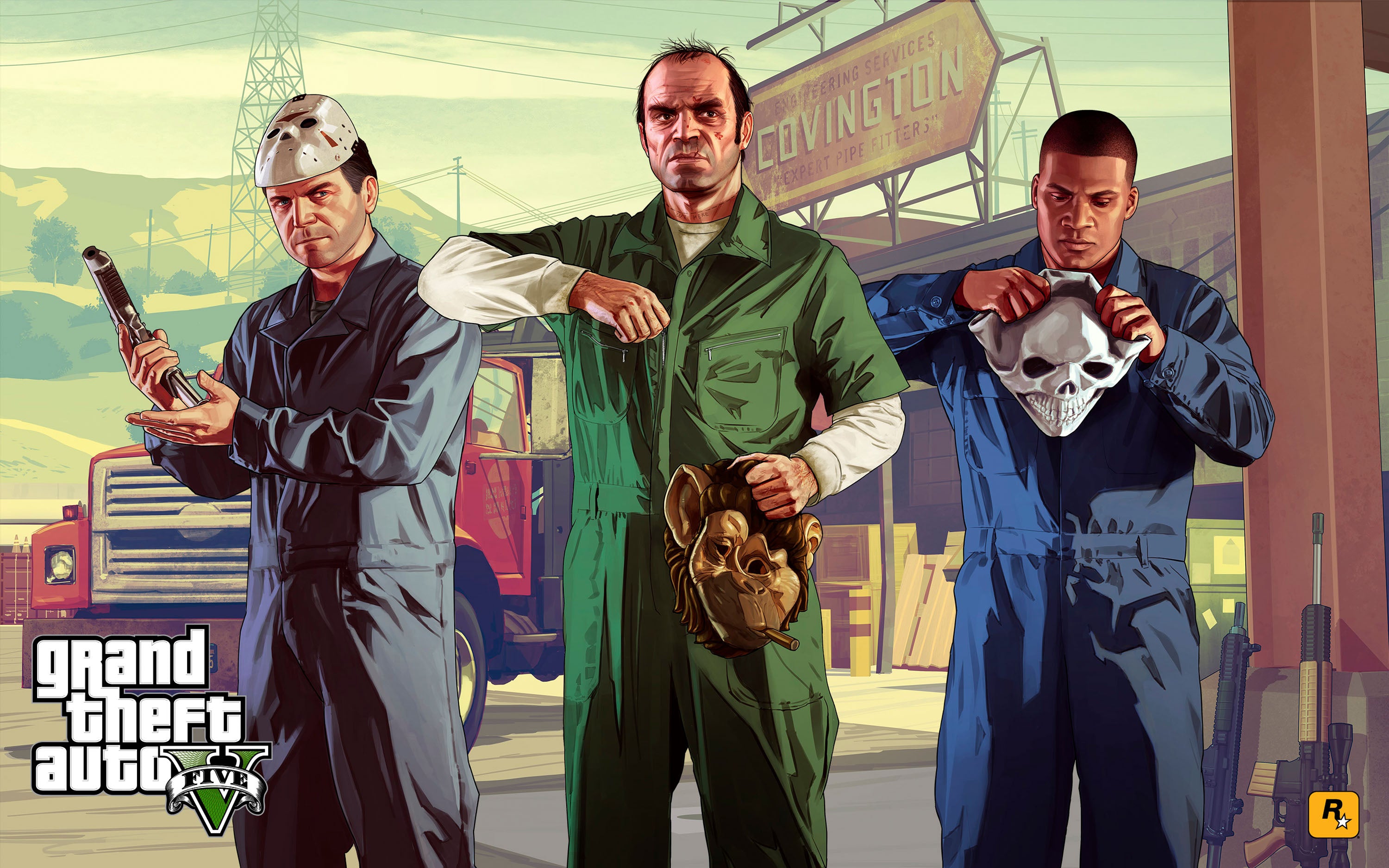 Grand Theft Auto 015 - cuadro gamer decorativo en canvas