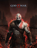 God of War 001 - cuadro gamer decorativo en canvas