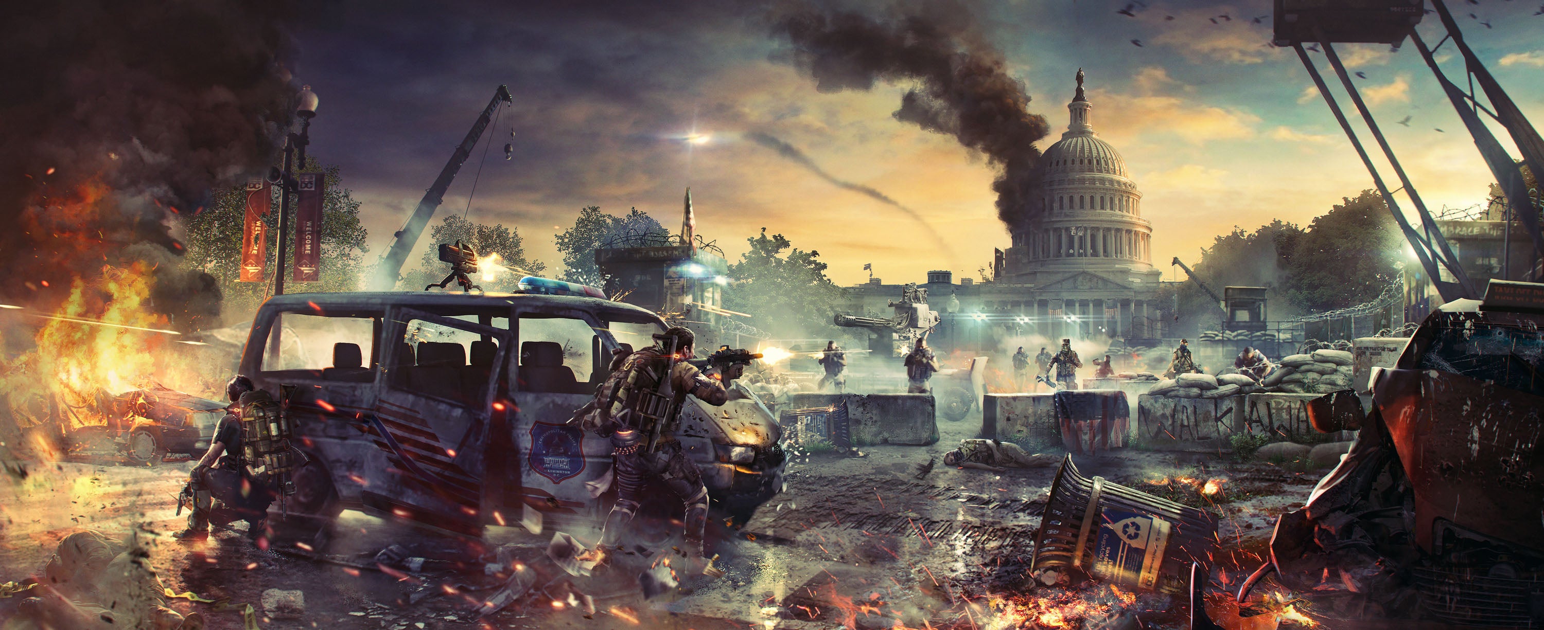 The Division 002 - cuadro gamer decorativo en canvas