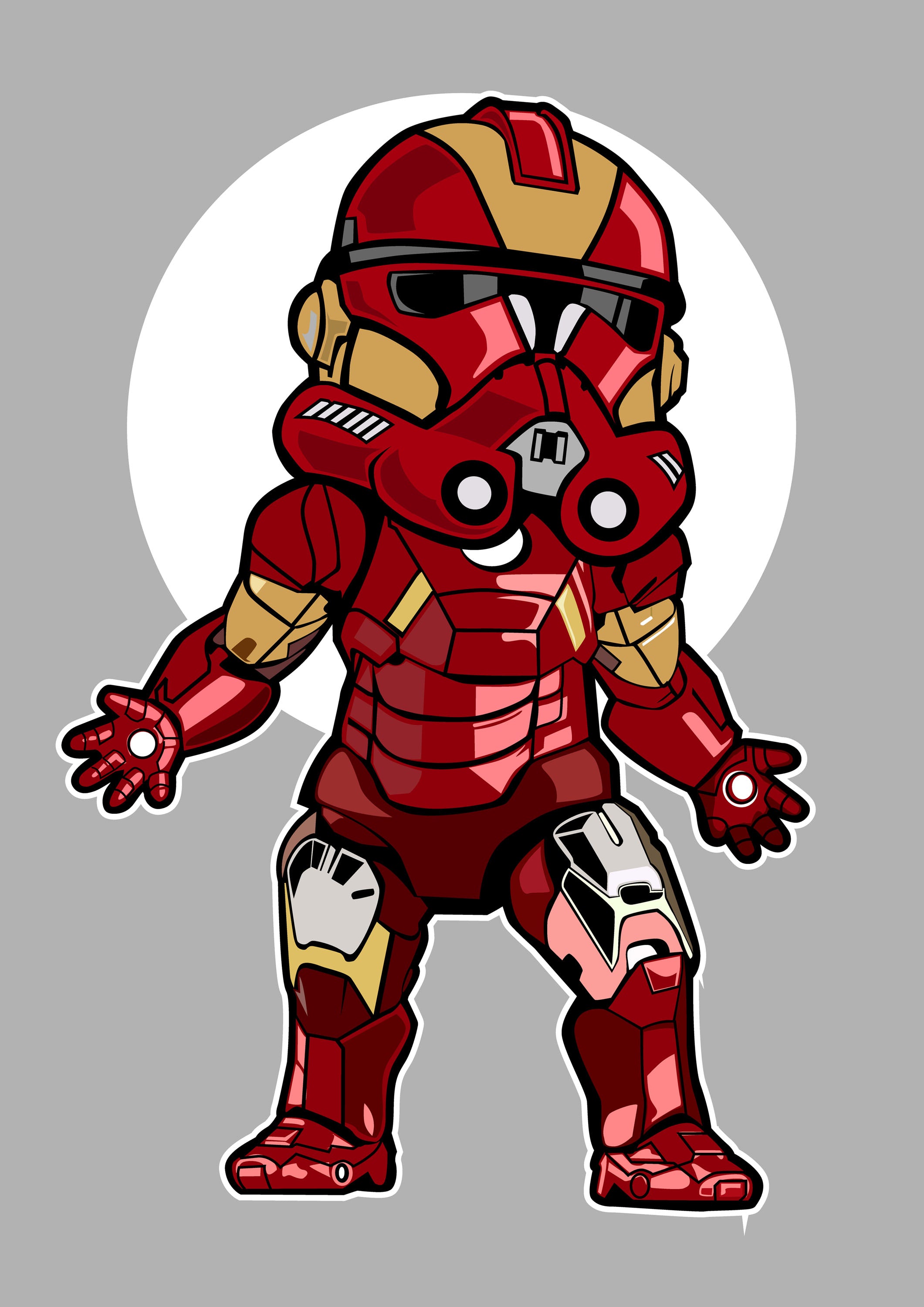 Funko Troopers 007 - cuadro decorativo en canvas