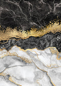 Negro y Dorado 006 - cuadro decorativo en canvas