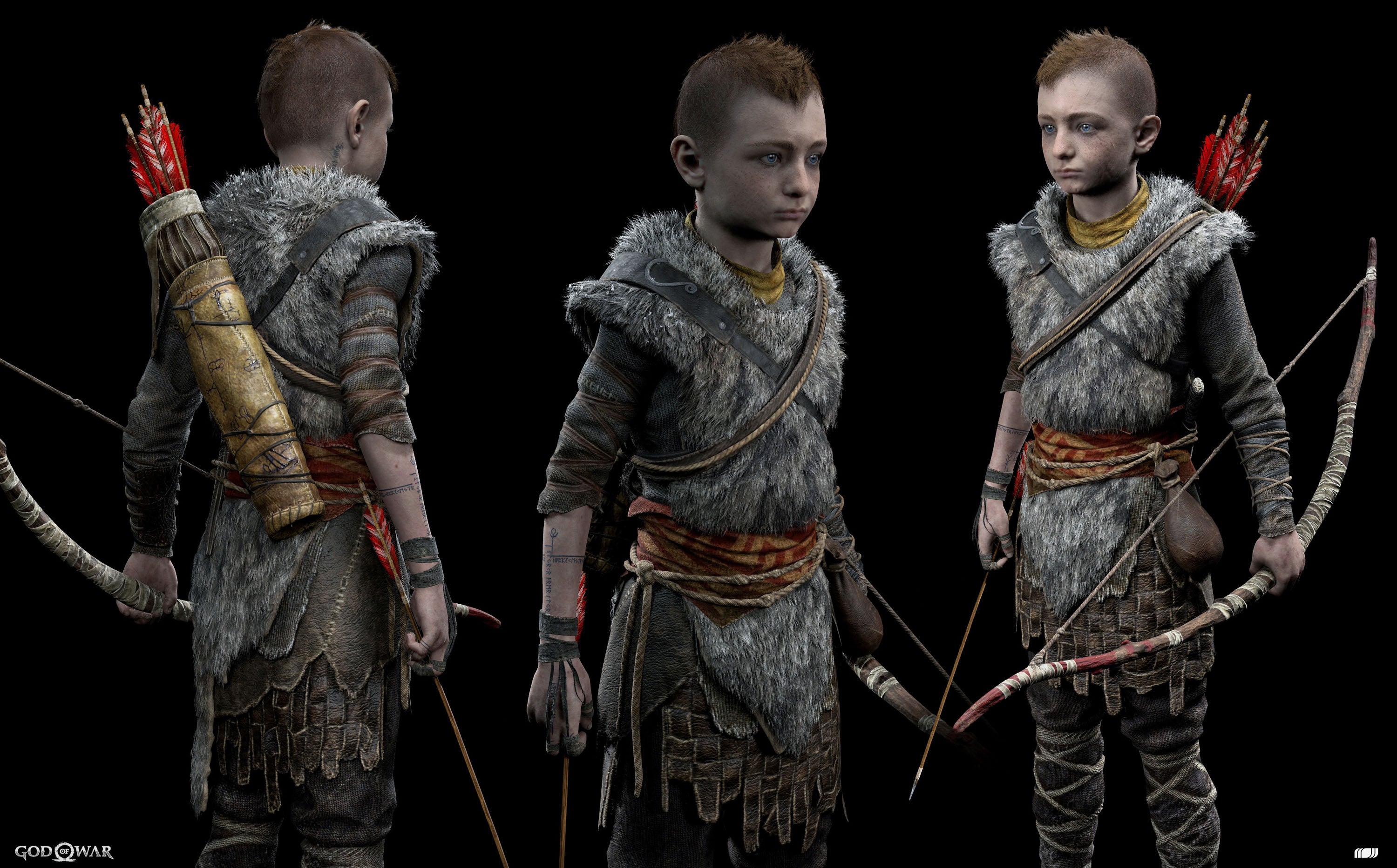 God of War 040 - cuadro gamer decorativo en canvas