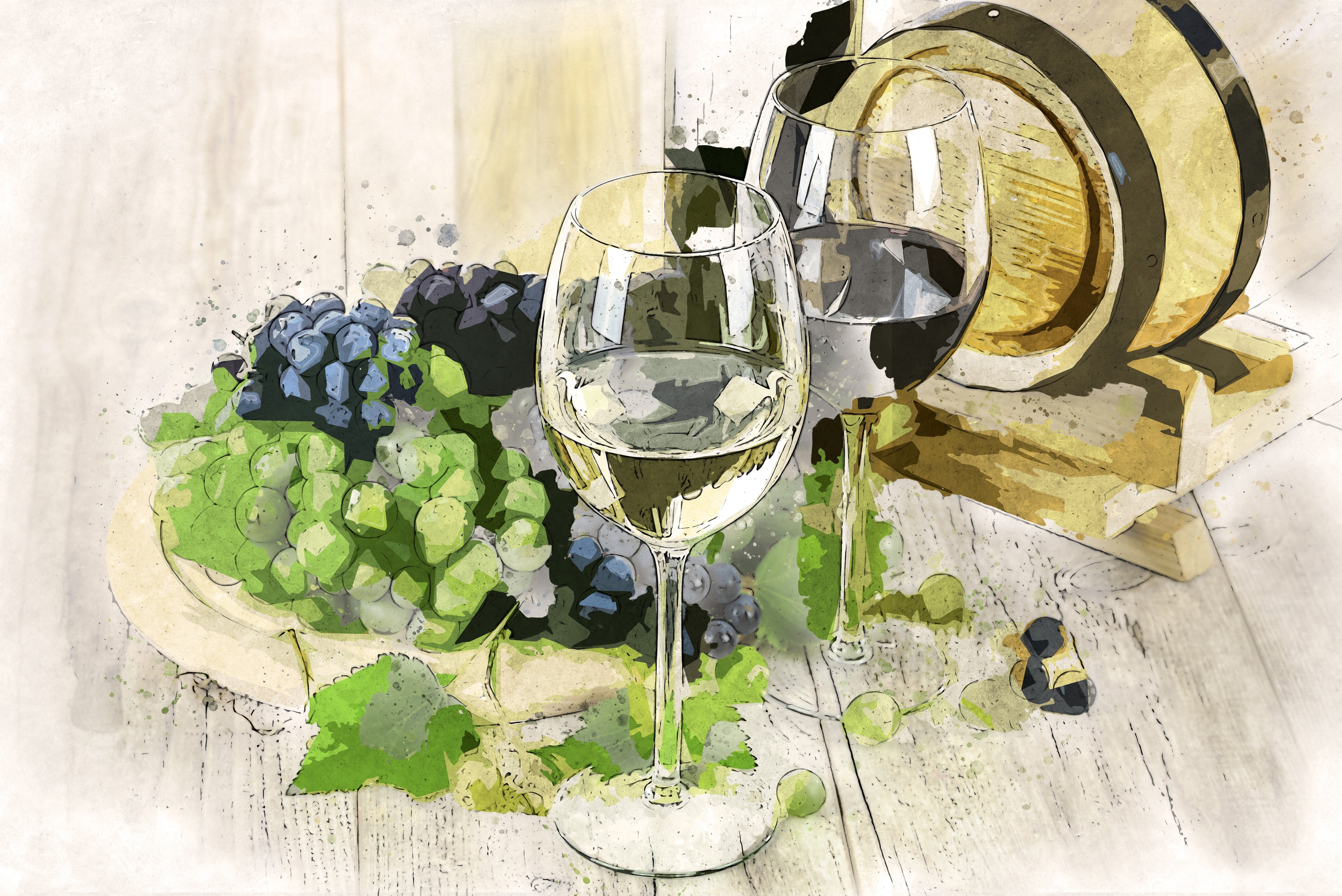 Vino 012 - Cuadro canvas Canvaradas