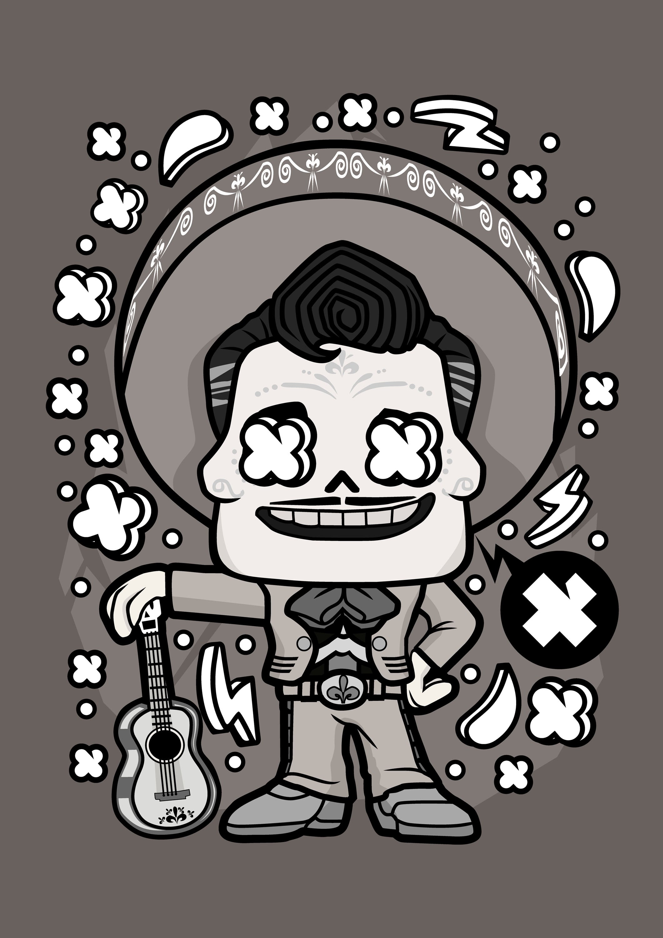 Funko Caricaturas 035 - cuadro decorativo en canvas