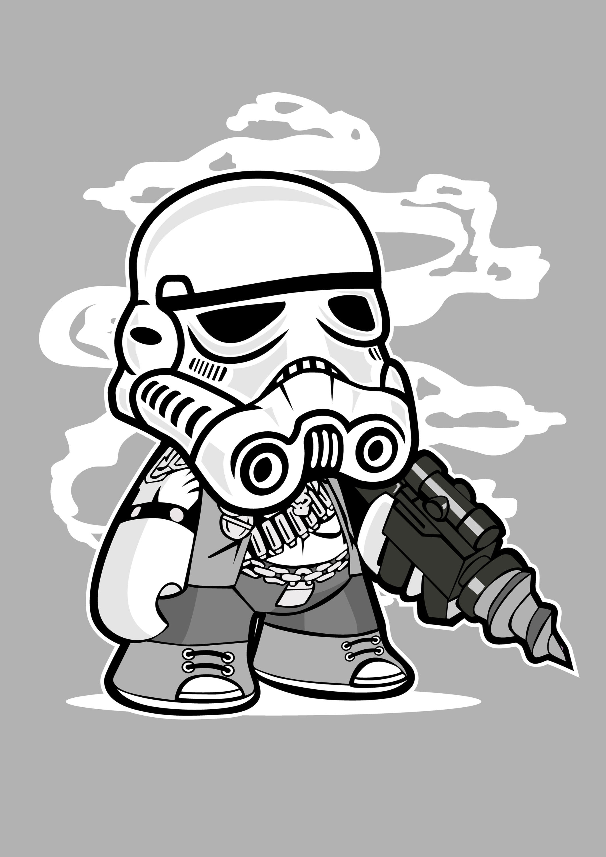Funko Troopers 001 - cuadro decorativo en canvas