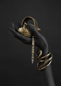 Negro y Dorado 224 - cuadro decorativo en canvas
