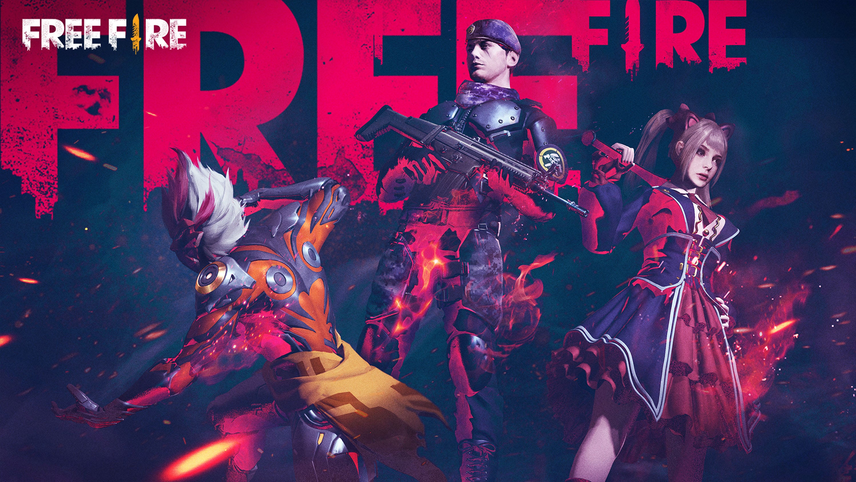 Free Fire 027 - cuadro gamer decorativo en canvas