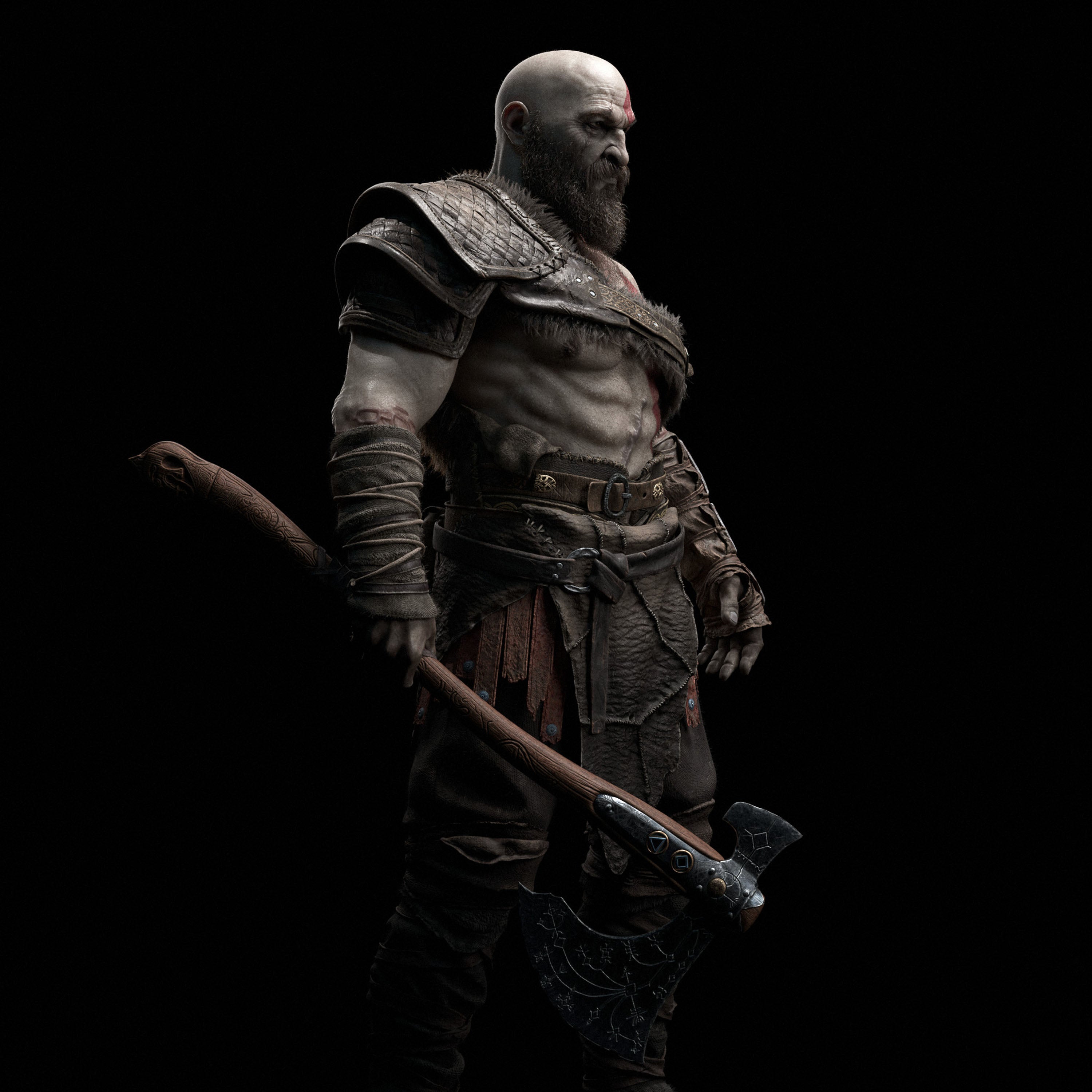 God of War 005 - cuadro gamer decorativo en canvas