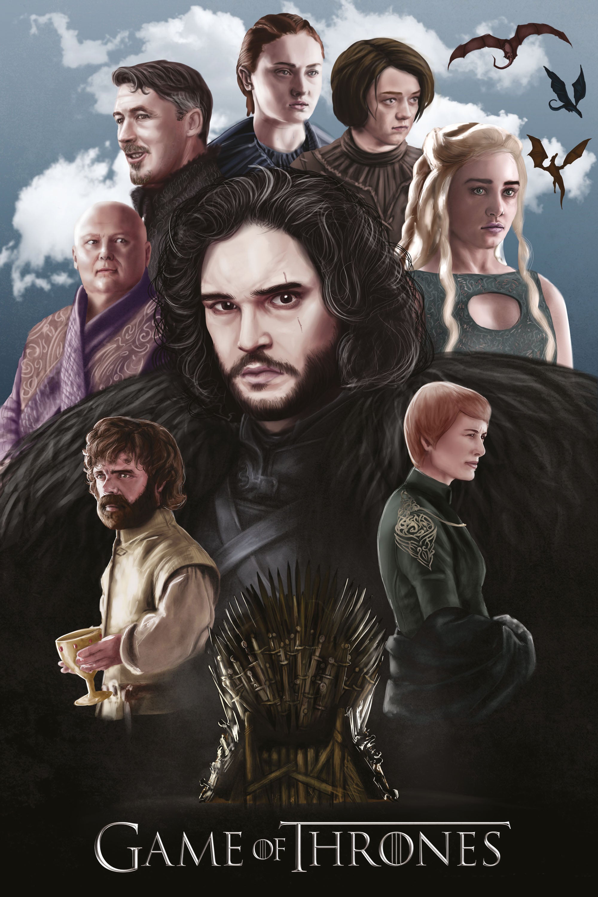 Game of Thrones 016 - cuadro decorativo en canvas