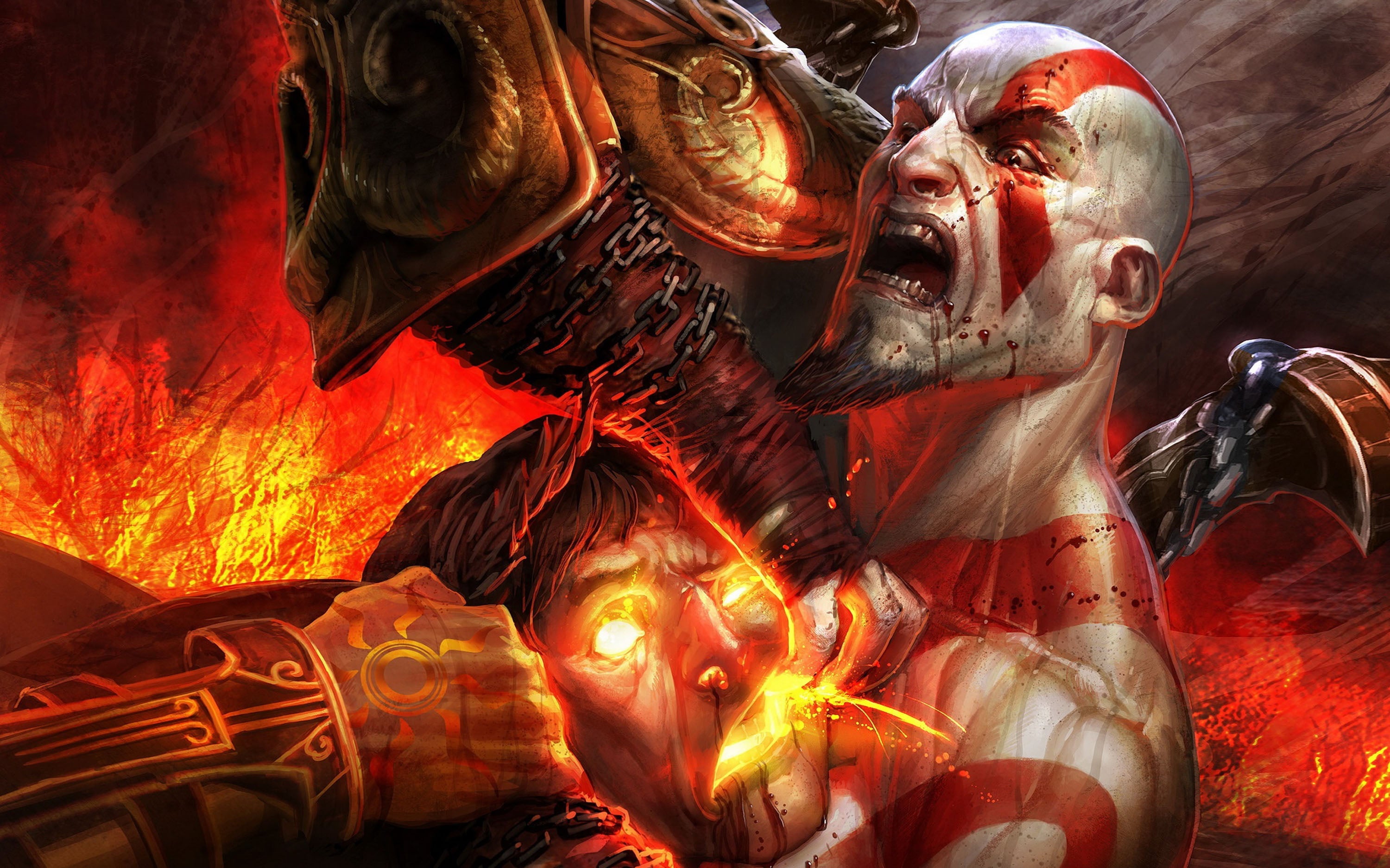 God of War 011 - cuadro gamer decorativo en canvas