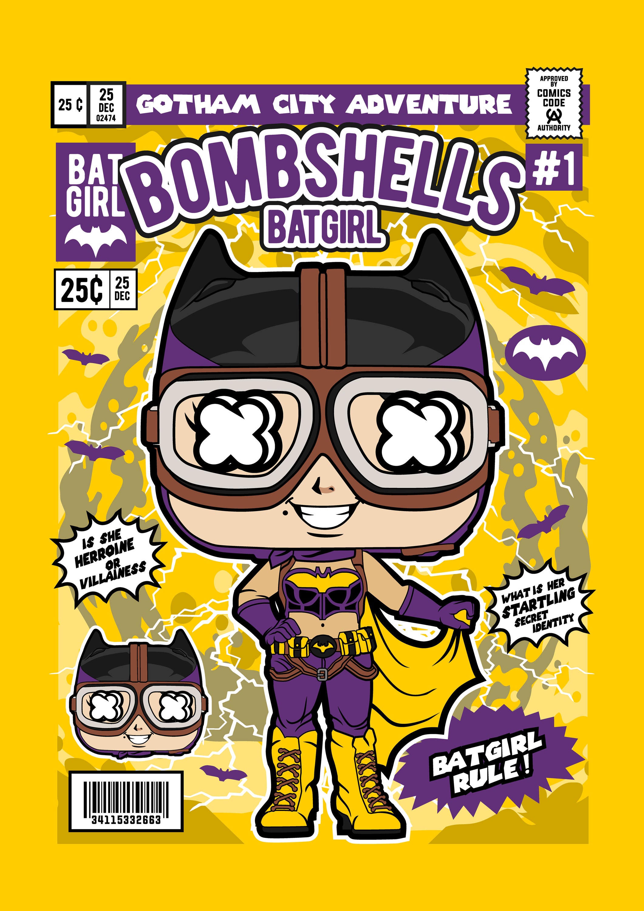 Funko DC Comics 011 - cuadro decorativo en canvas