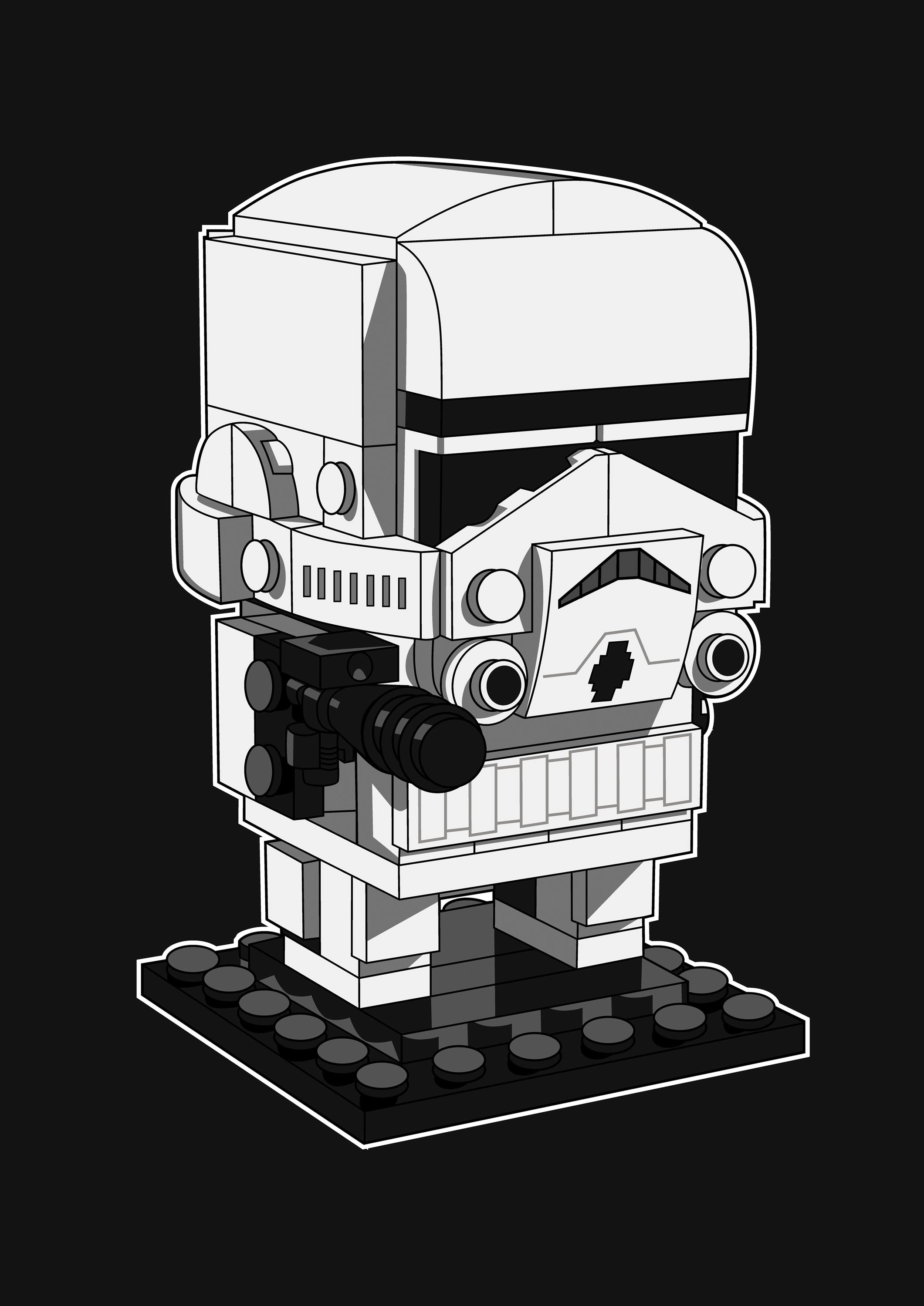 Funko Troopers 055 - cuadro decorativo en canvas