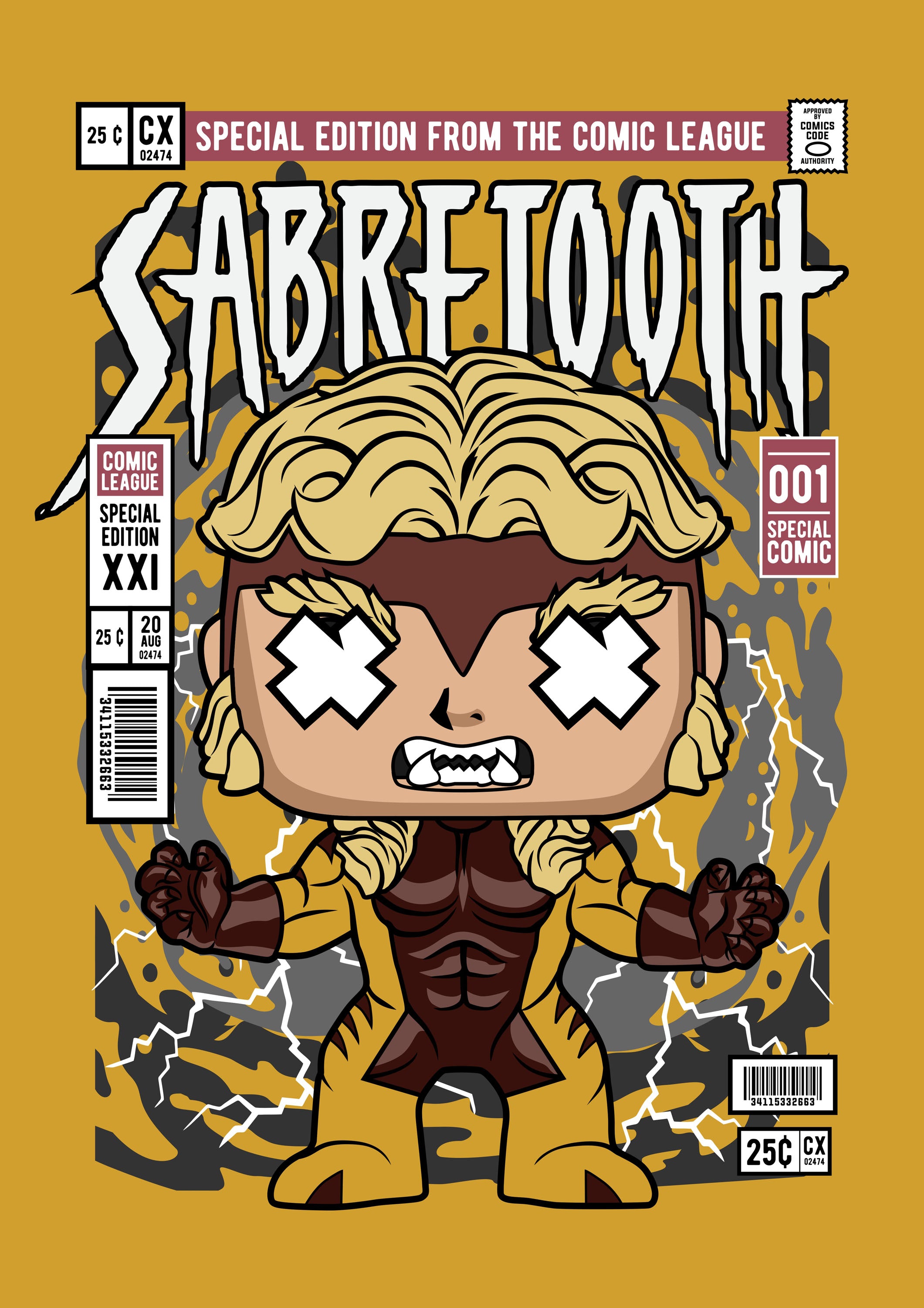 Funko Marvel 034 - cuadro decorativo en canvas