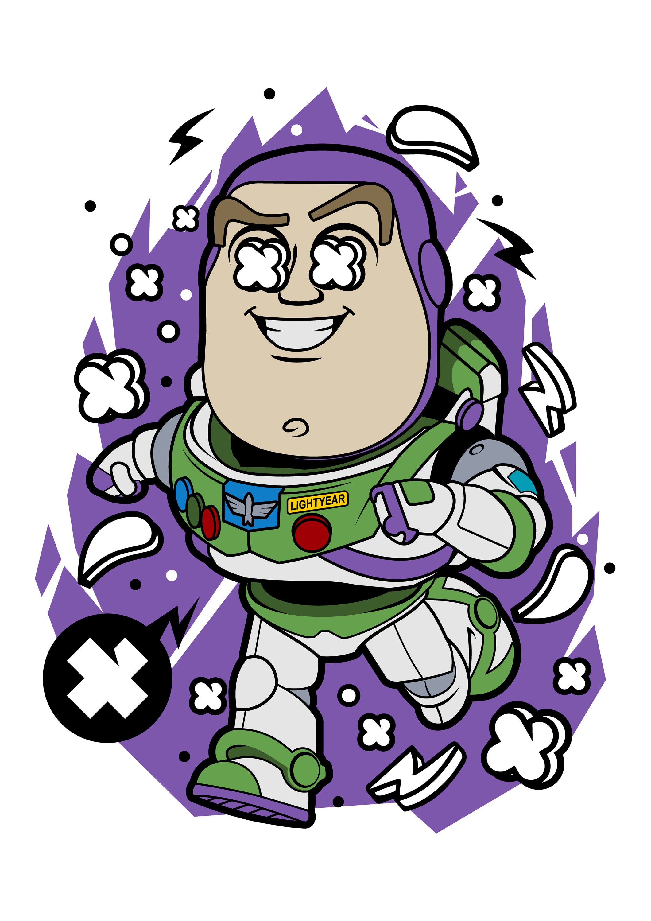 Funko Caricaturas 065 - cuadro decorativo en canvas