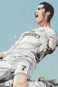 Estrellas del Fútbol 012 - cuadro decorativo en canvas