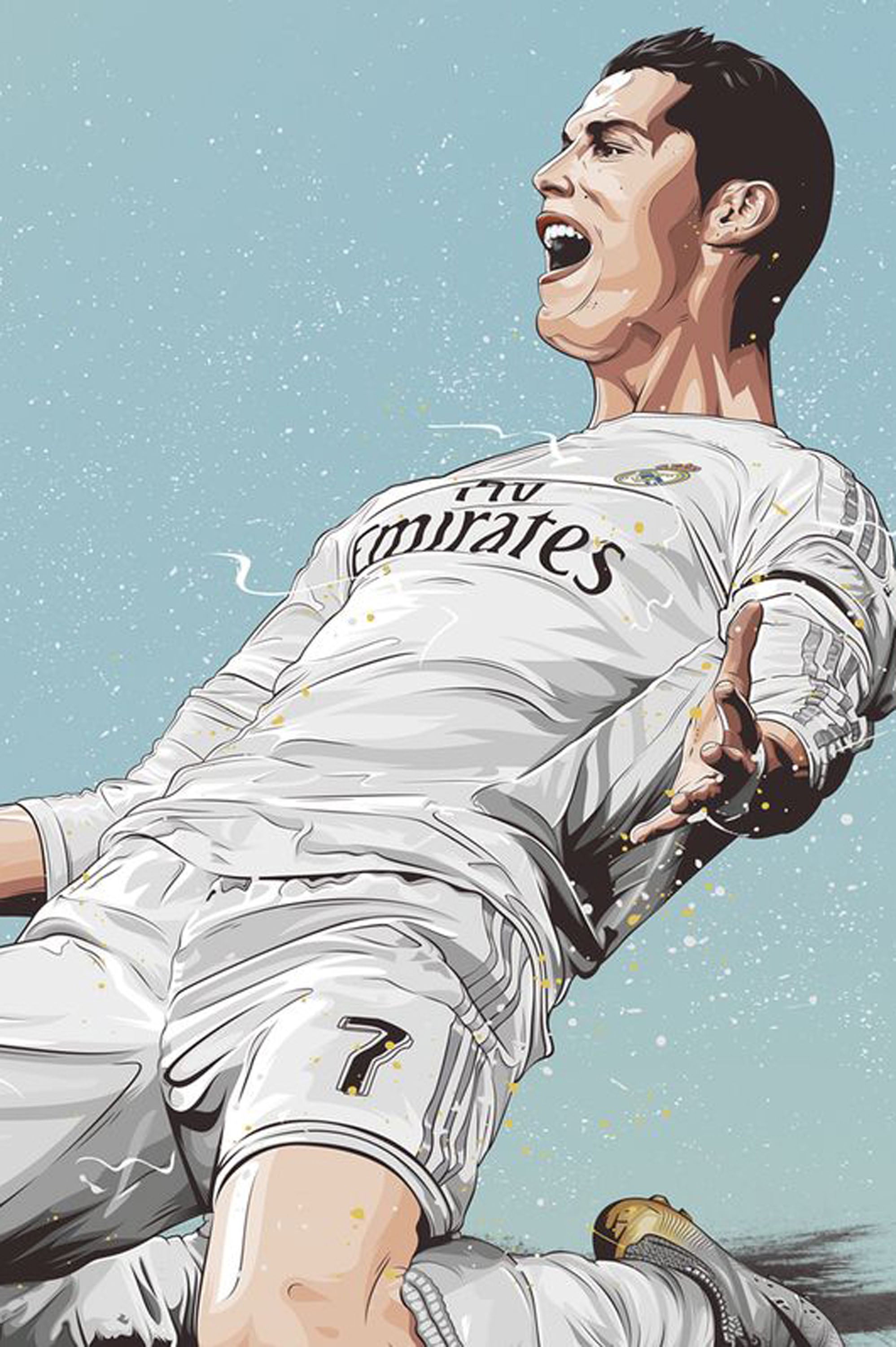 Estrellas del Fútbol 012 - cuadro decorativo en canvas