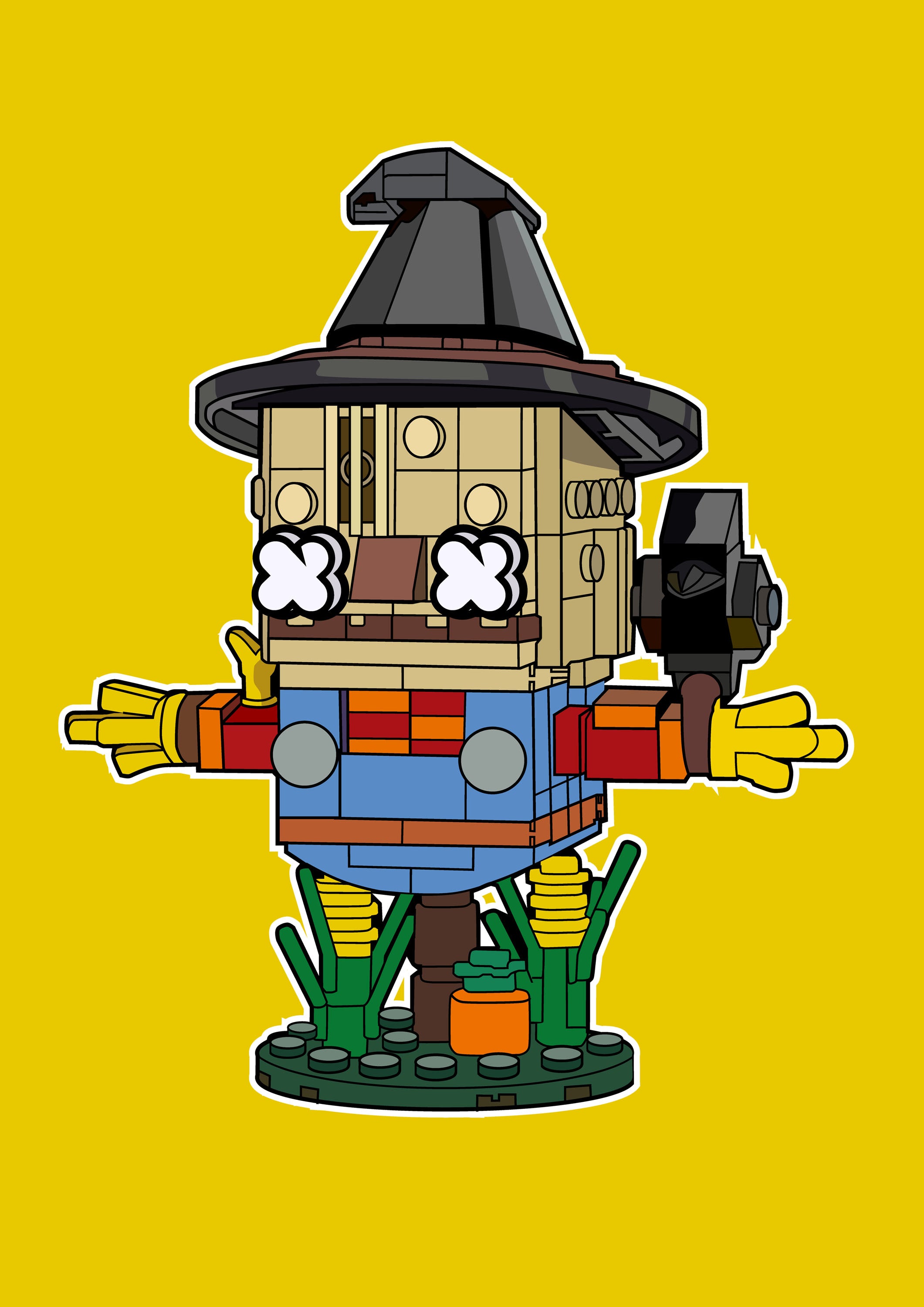 Funko Lego 009 - cuadro decorativo en canvas