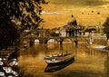 Negro y Dorado 198 - cuadro decorativo en canvas