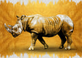 Negro y Dorado 184 - cuadro decorativo en canvas