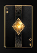 Negro y Dorado 025 - cuadro decorativo en canvas