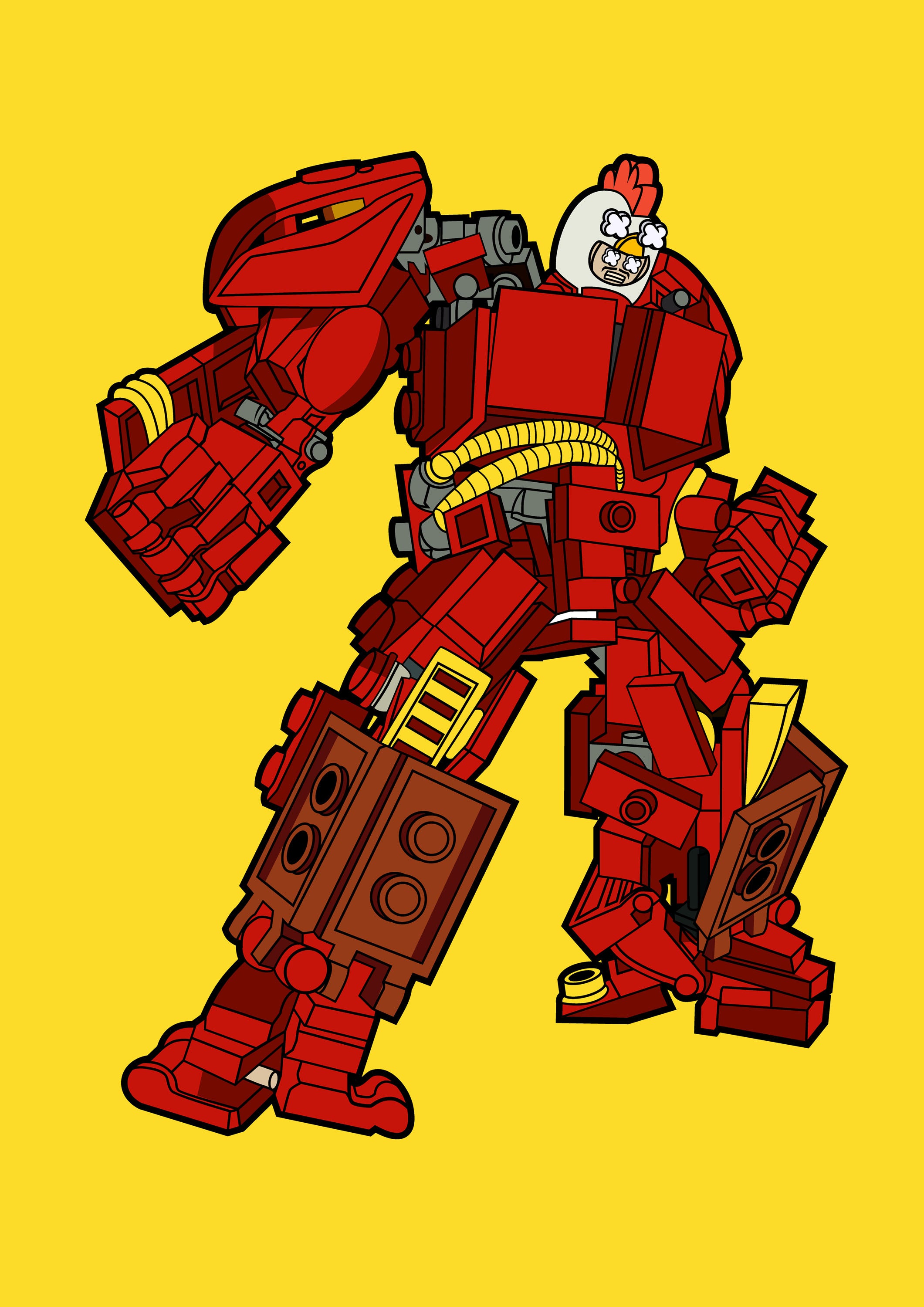Funko Lego 033 - cuadro decorativo en canvas