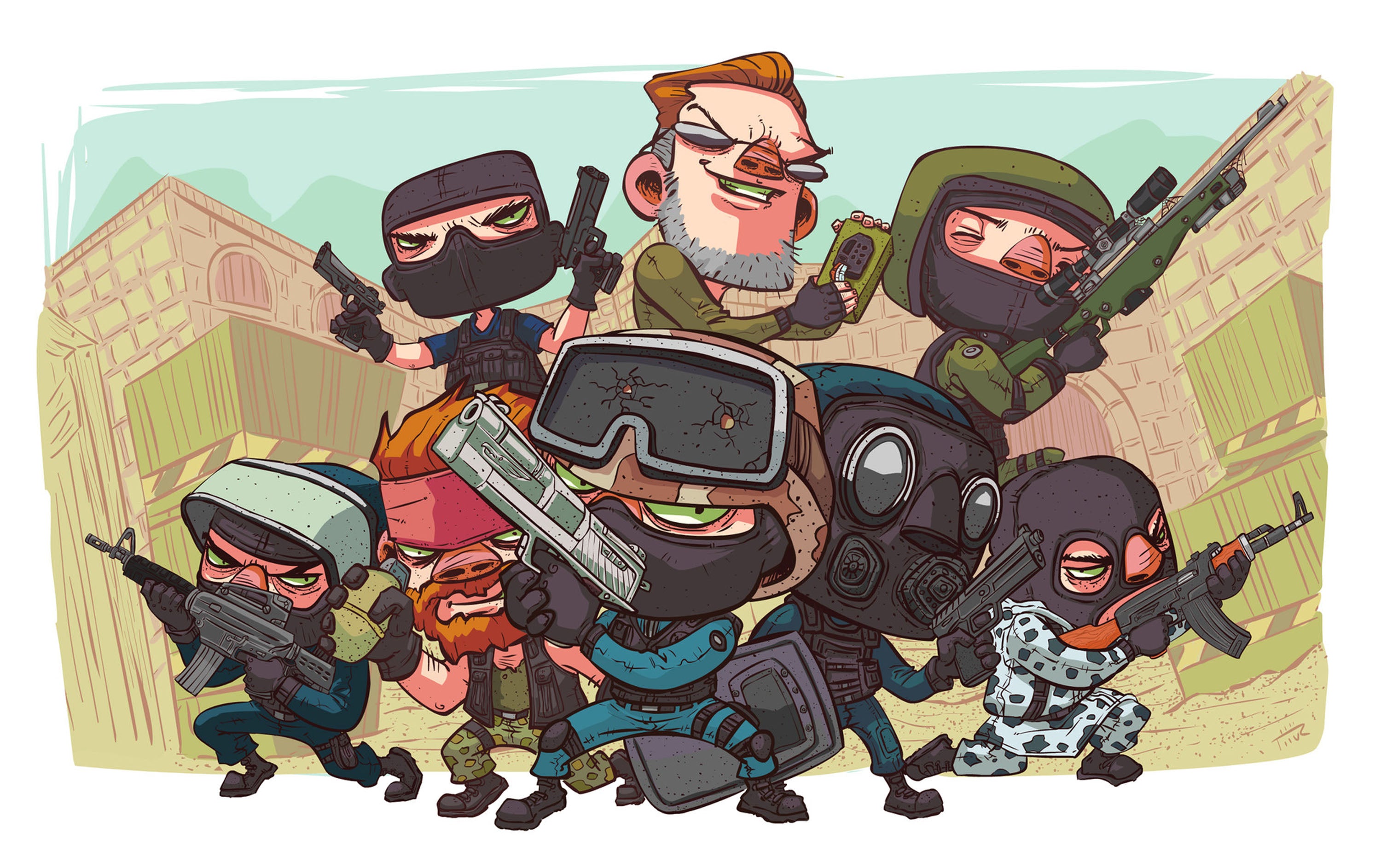 Counter Strike 008 - cuadro gamer decorativo en canvas