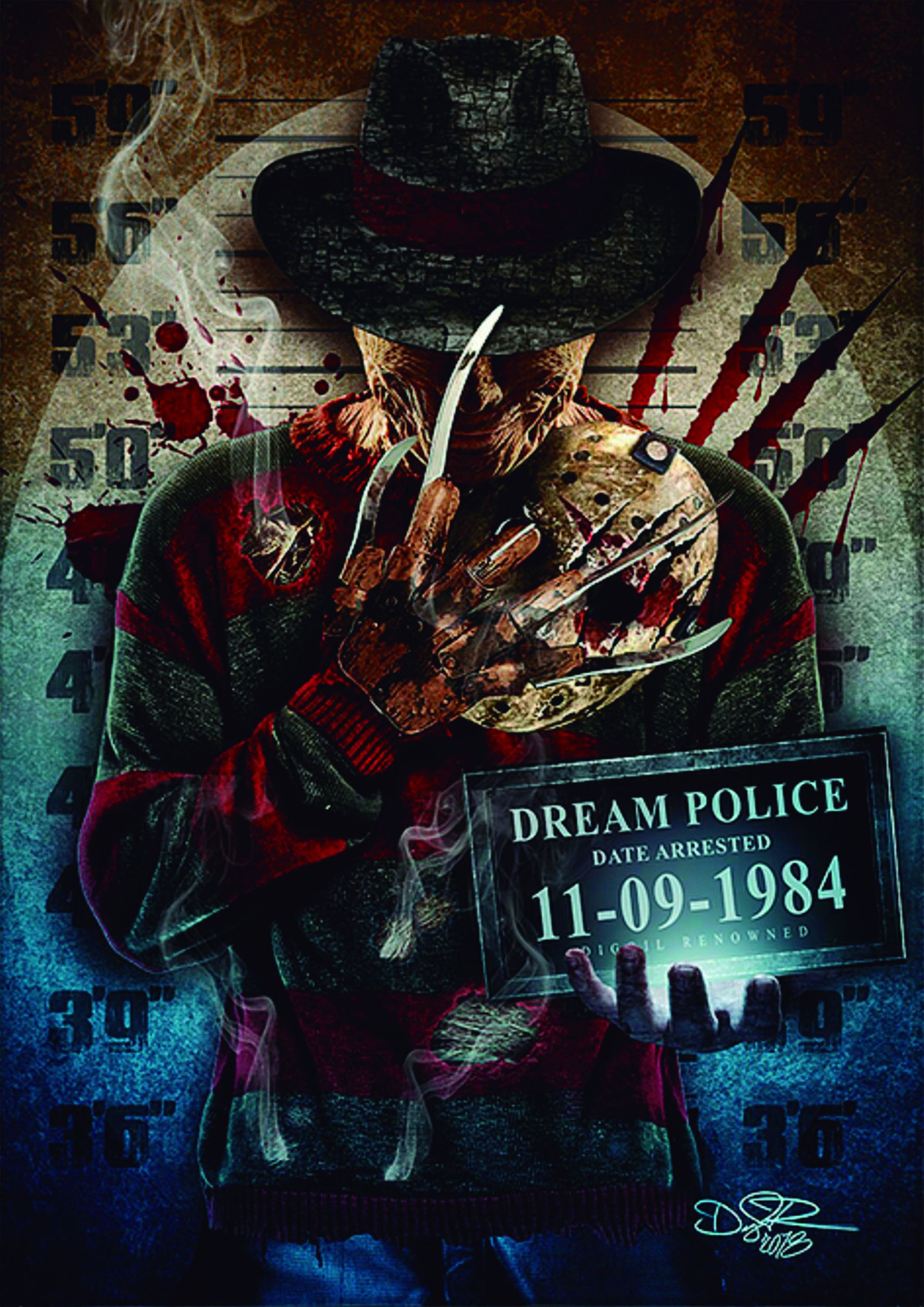 Terror 004 - cuadro decorativo en canvas