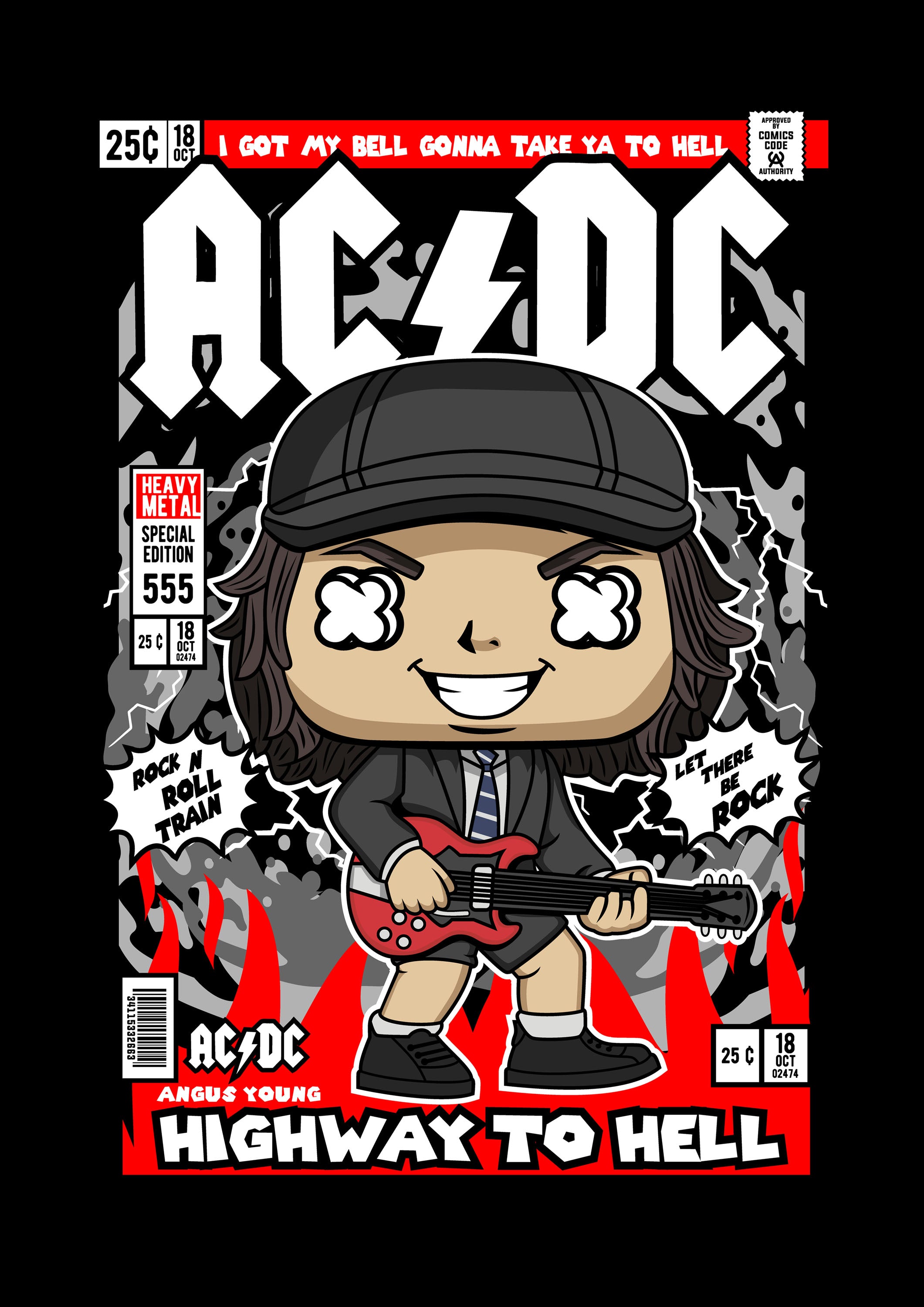 Funko Rock 001 - cuadro decorativo en canvas