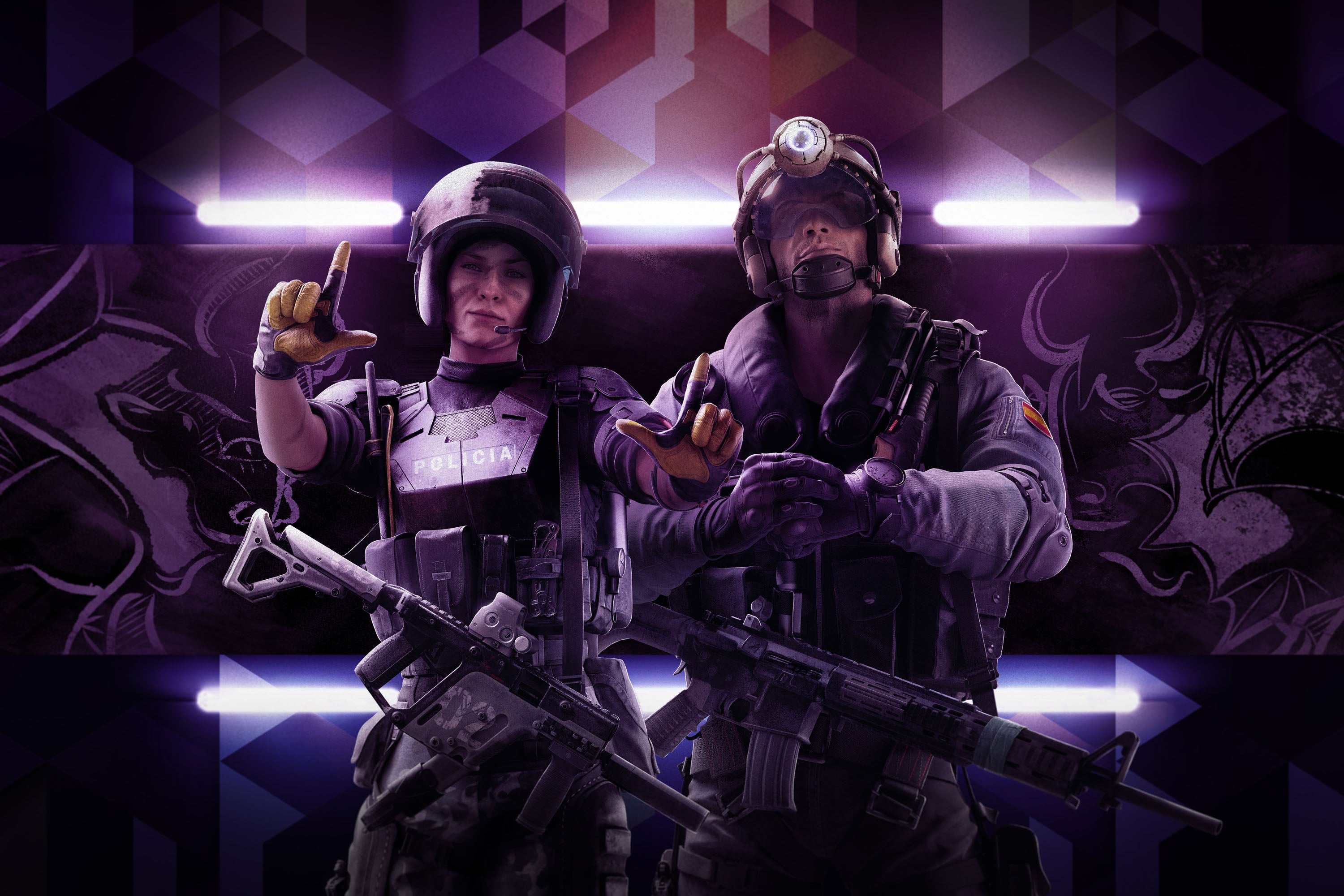 Rainbow Six 005 - cuadro gamer decorativo en canvas
