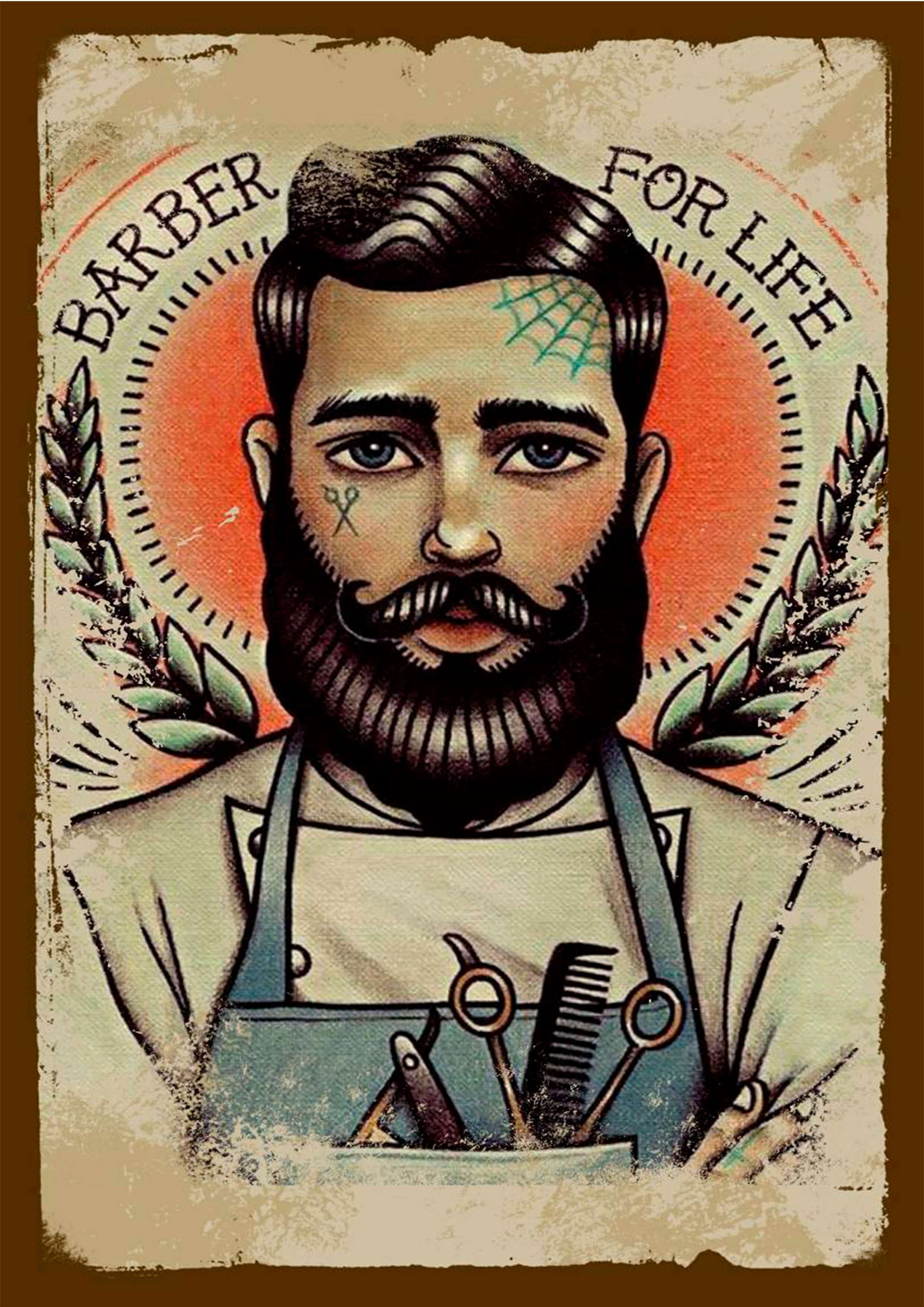 Barbería 055 - Cuadro canvas Canvaradas