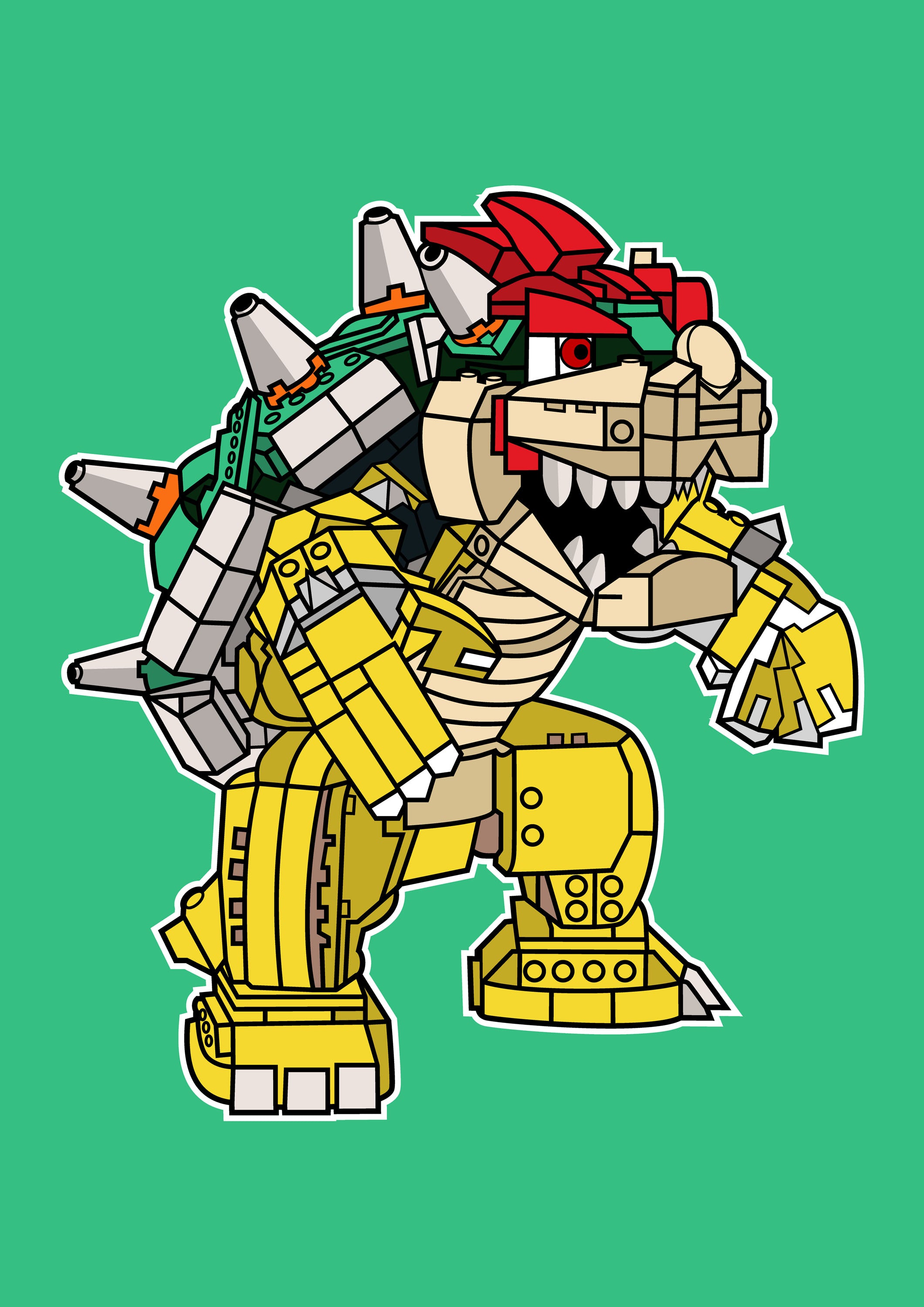 Funko Lego 019 - cuadro decorativo en canvas