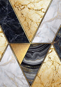 Negro y Dorado 229 - cuadro decorativo en canvas