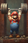 Mario 034 - cuadro gamer decorativo en canvas