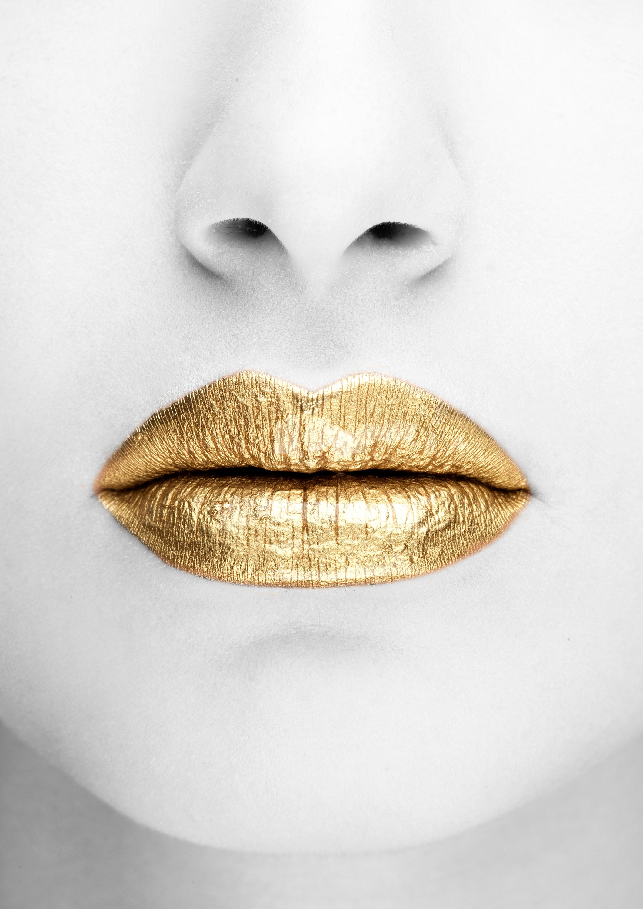 Blanco y Dorado 007 - cuadro decorativo en canvas