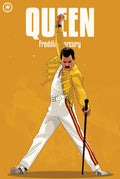 Freddie Mercury 001 - cuadro decorativo en canvas