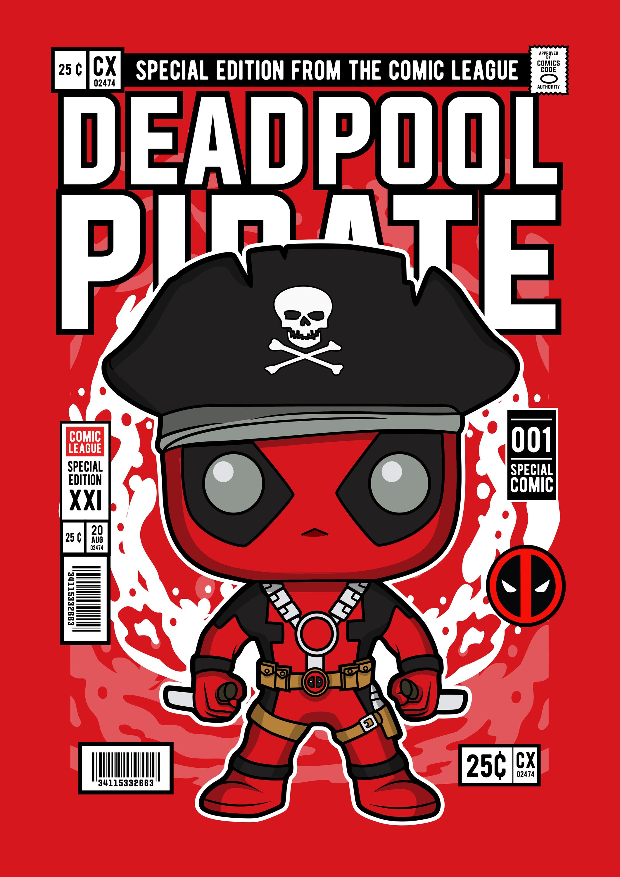 Funko Marvel 019 - cuadro decorativo en canvas
