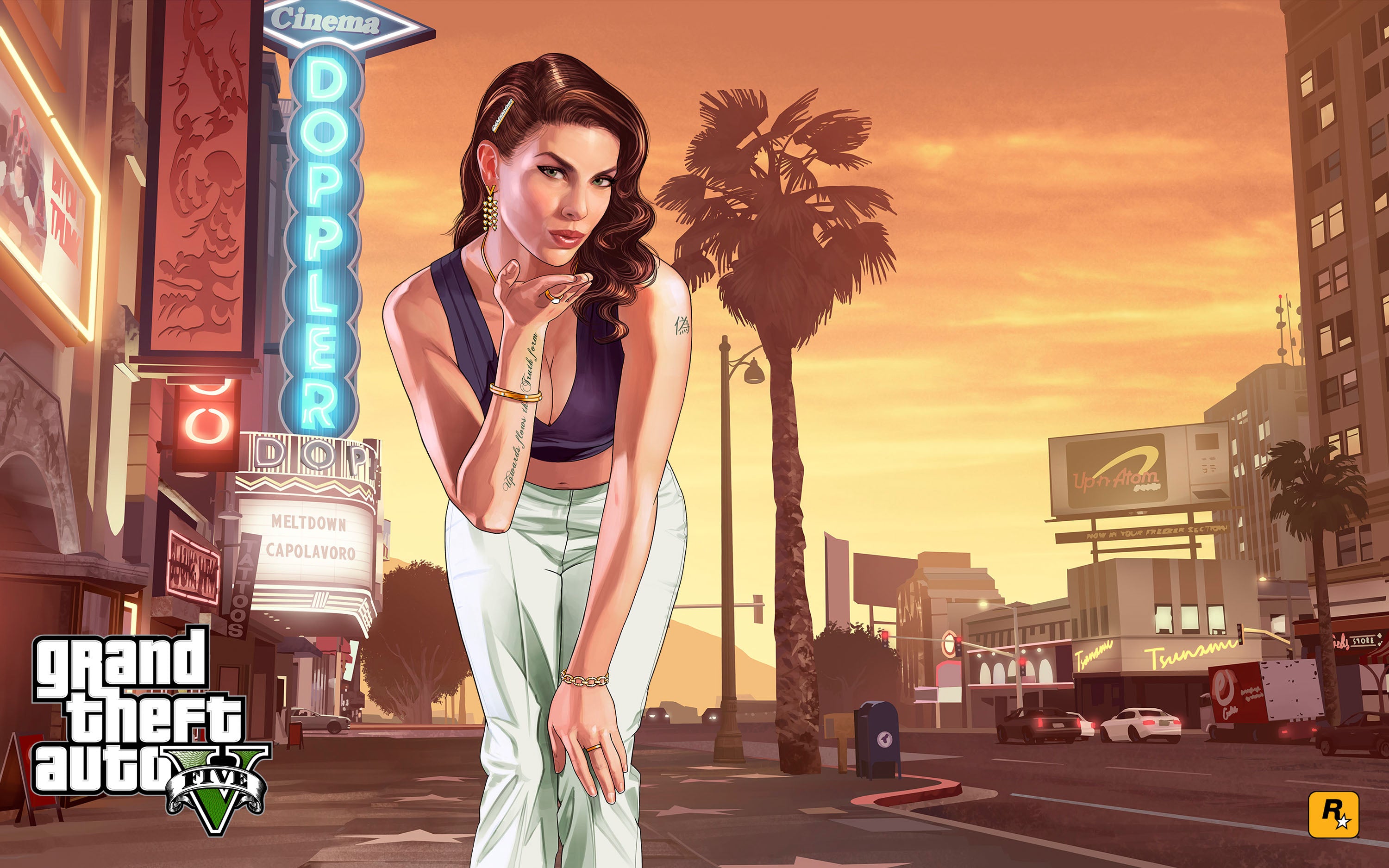 Grand Theft Auto 022 - cuadro gamer decorativo en canvas