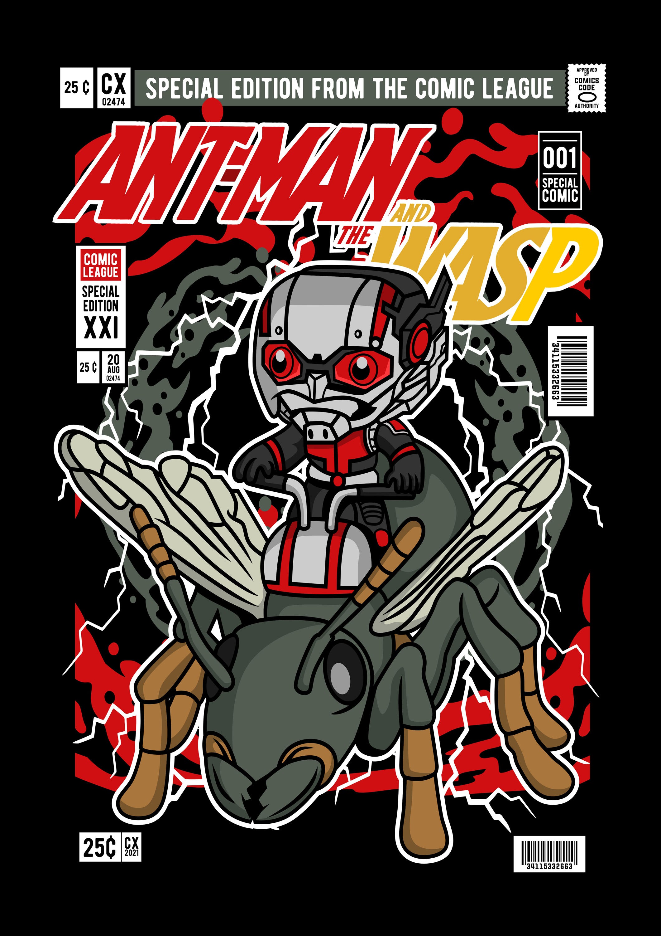 Funko Marvel 001 - cuadro decorativo en canvas