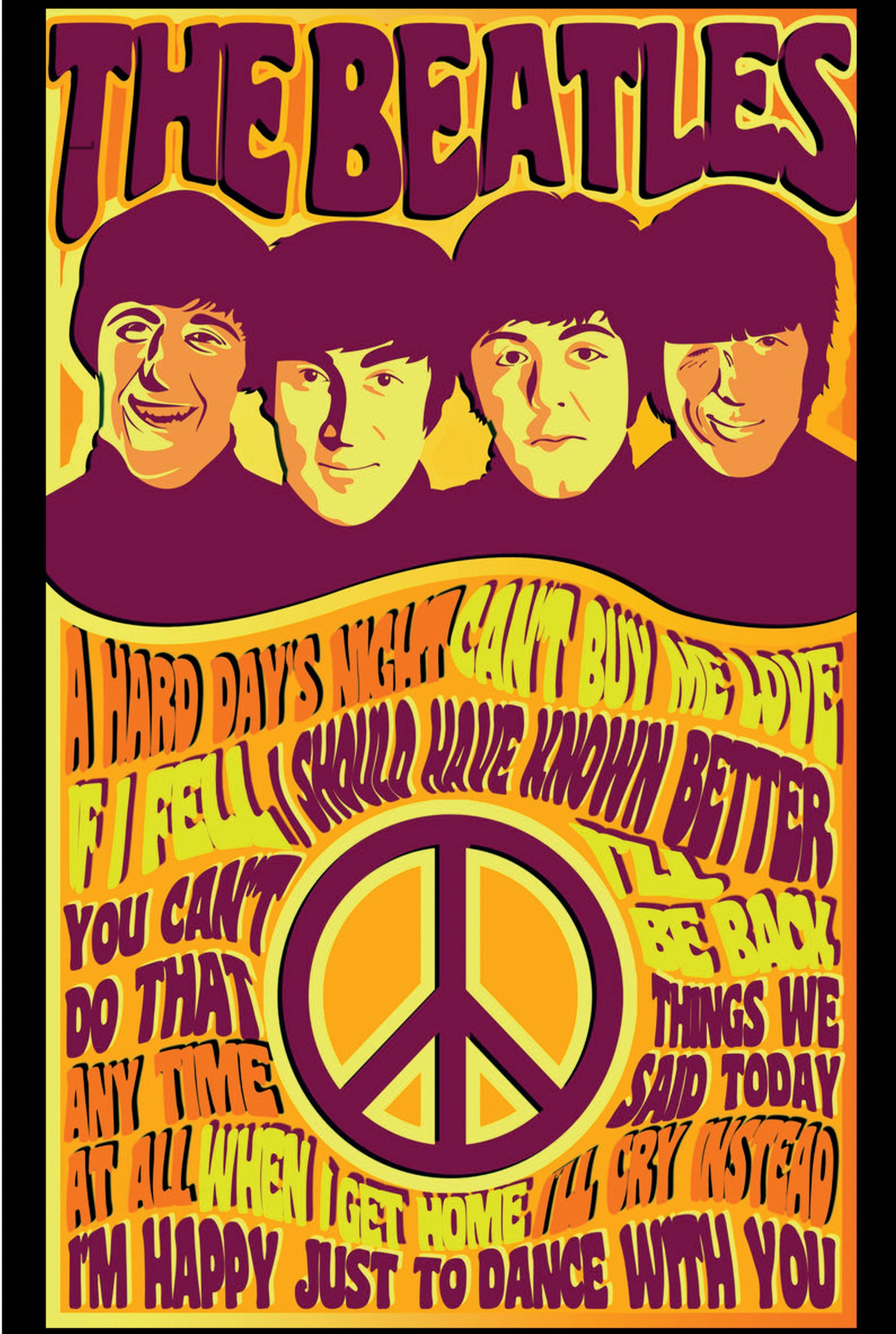 The Beatles 002 - cuadro decorativo en canvas
