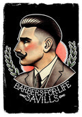 Barbería 056 - Cuadro canvas Canvaradas