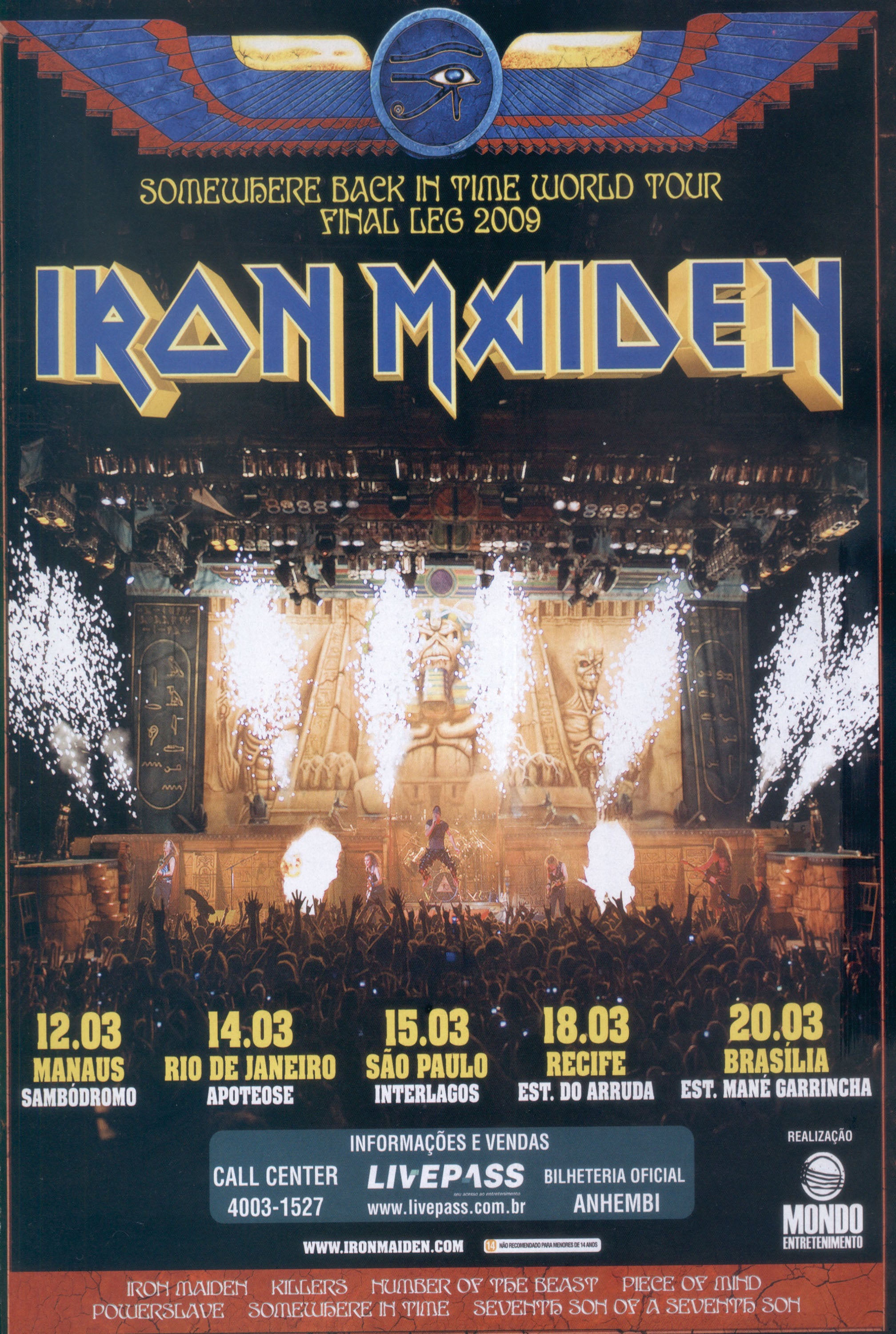 Iron Maiden 009 - cuadro decorativo en canvas