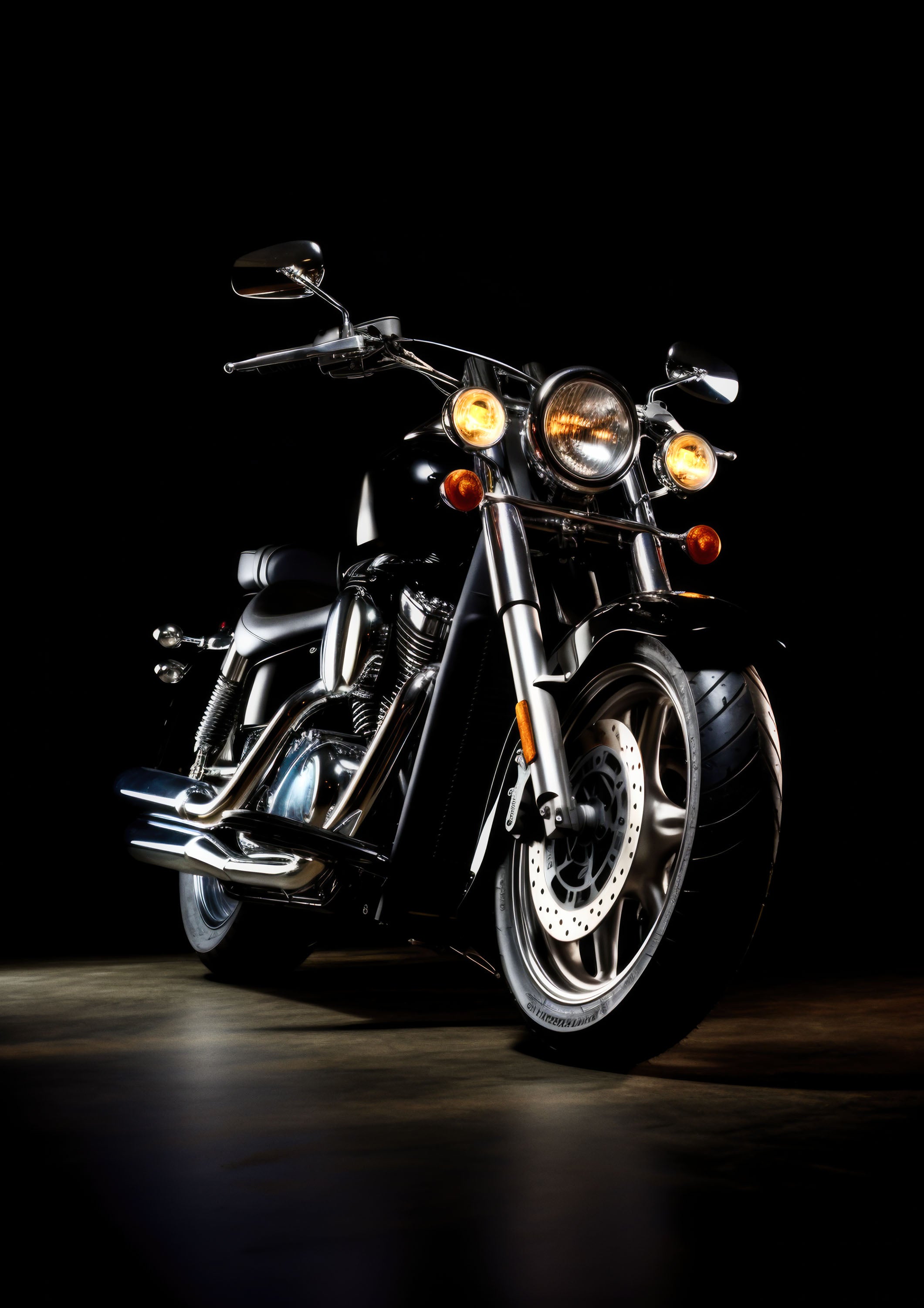 Motocicletas 030 - cuadro decorativo en canvas