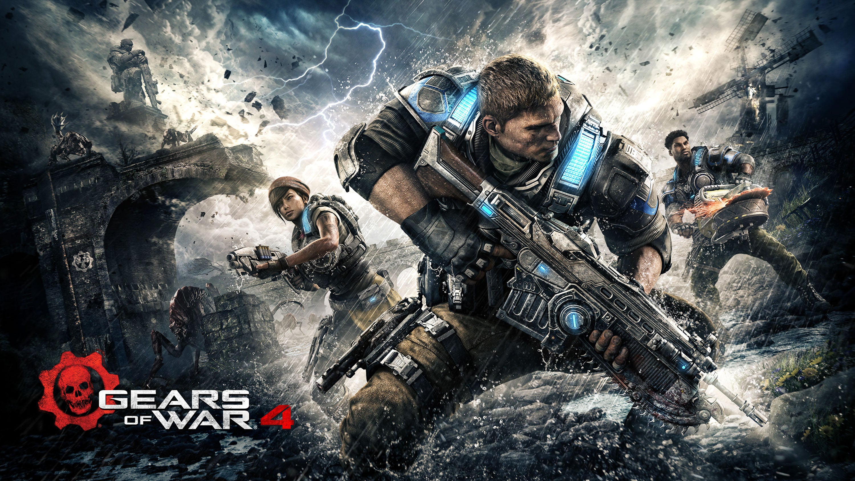 Gears 012 - cuadro gamer decorativo en canvas
