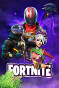 Fortnite 002 - cuadro gamer decorativo en canvas