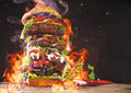 Comida y hamburguesas 002 - Cuadro canvas Canvaradas