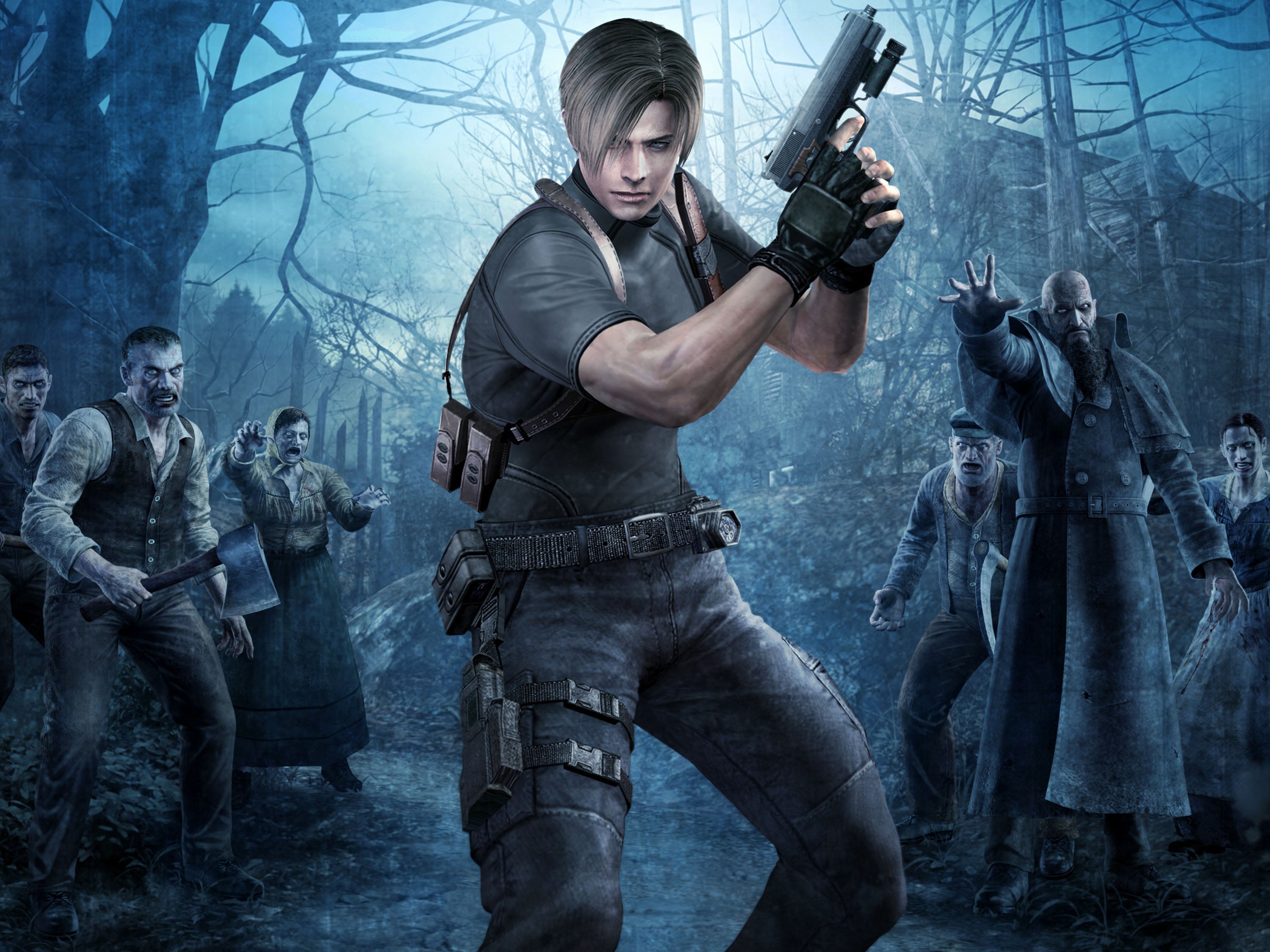 Resident Evil 004 - cuadro gamer decorativo en canvas