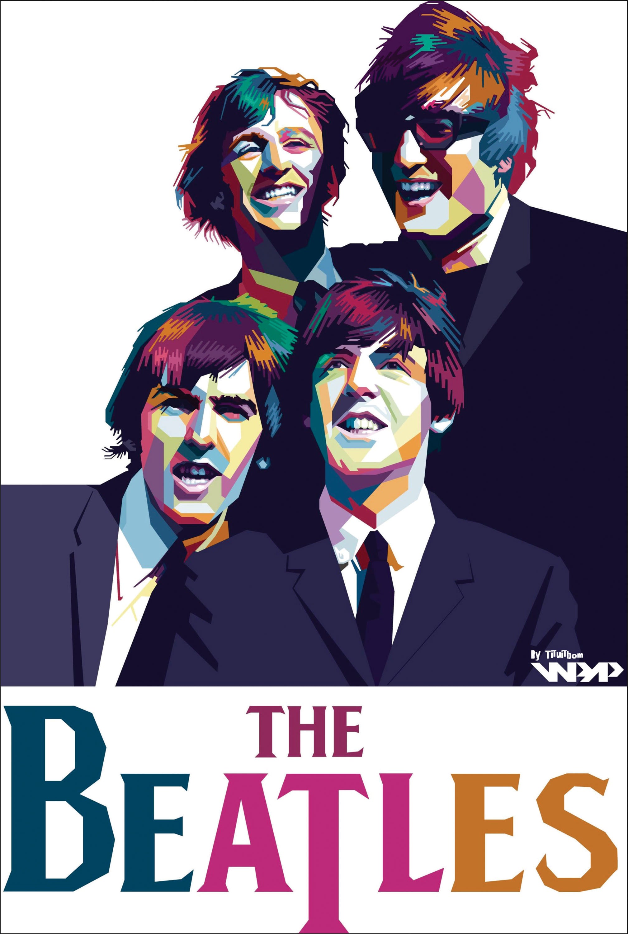 The Beatles 001 - cuadro decorativo en canvas