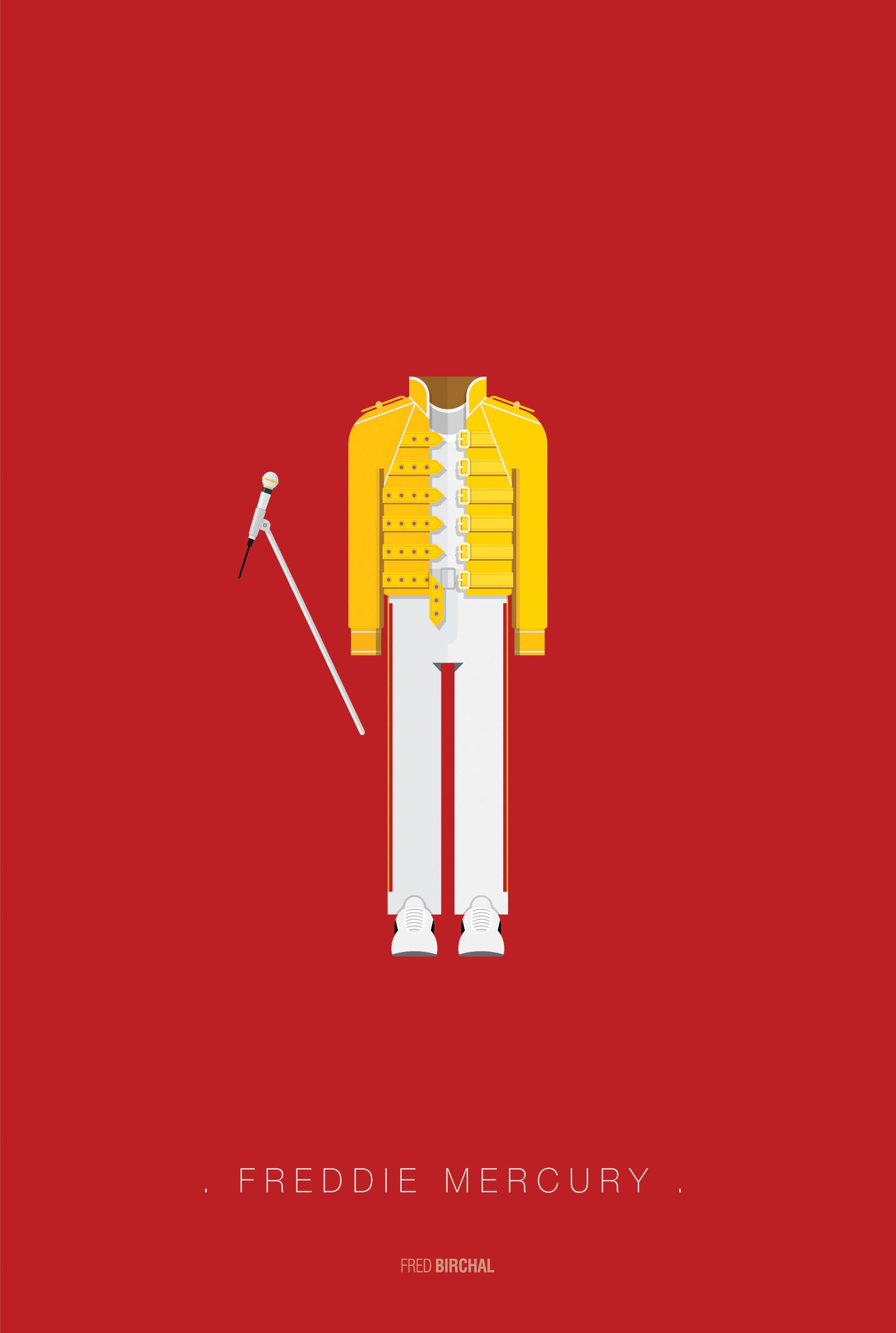 Freddie Mercury 002 - cuadro decorativo en canvas