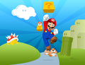 Mario 023 - cuadro gamer decorativo en canvas
