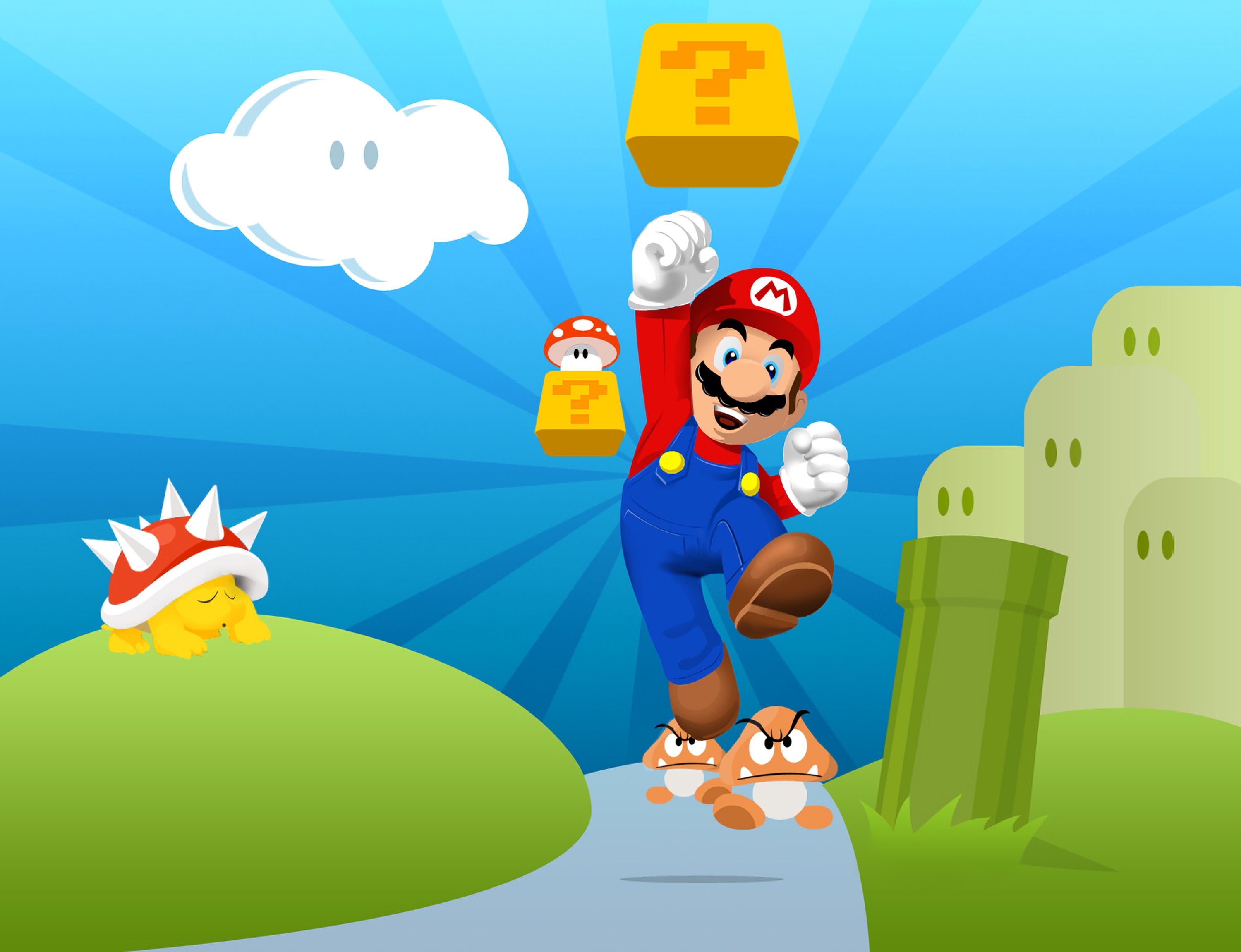 Mario 023 - cuadro gamer decorativo en canvas